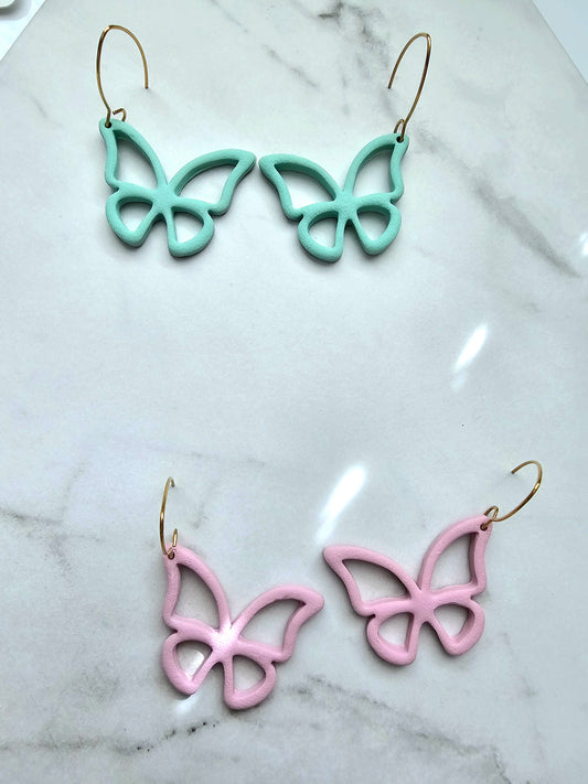 Simple butterfly earrings