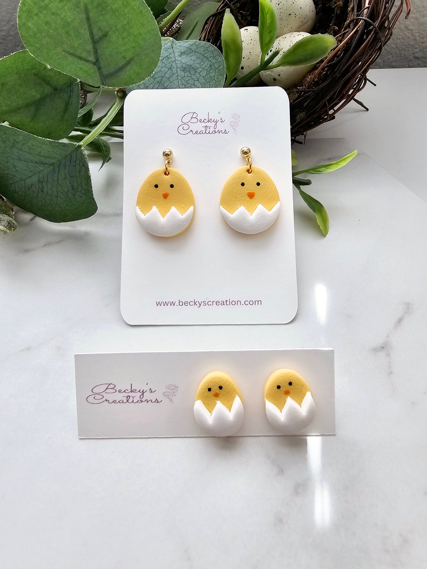 Easter Chicks earrings