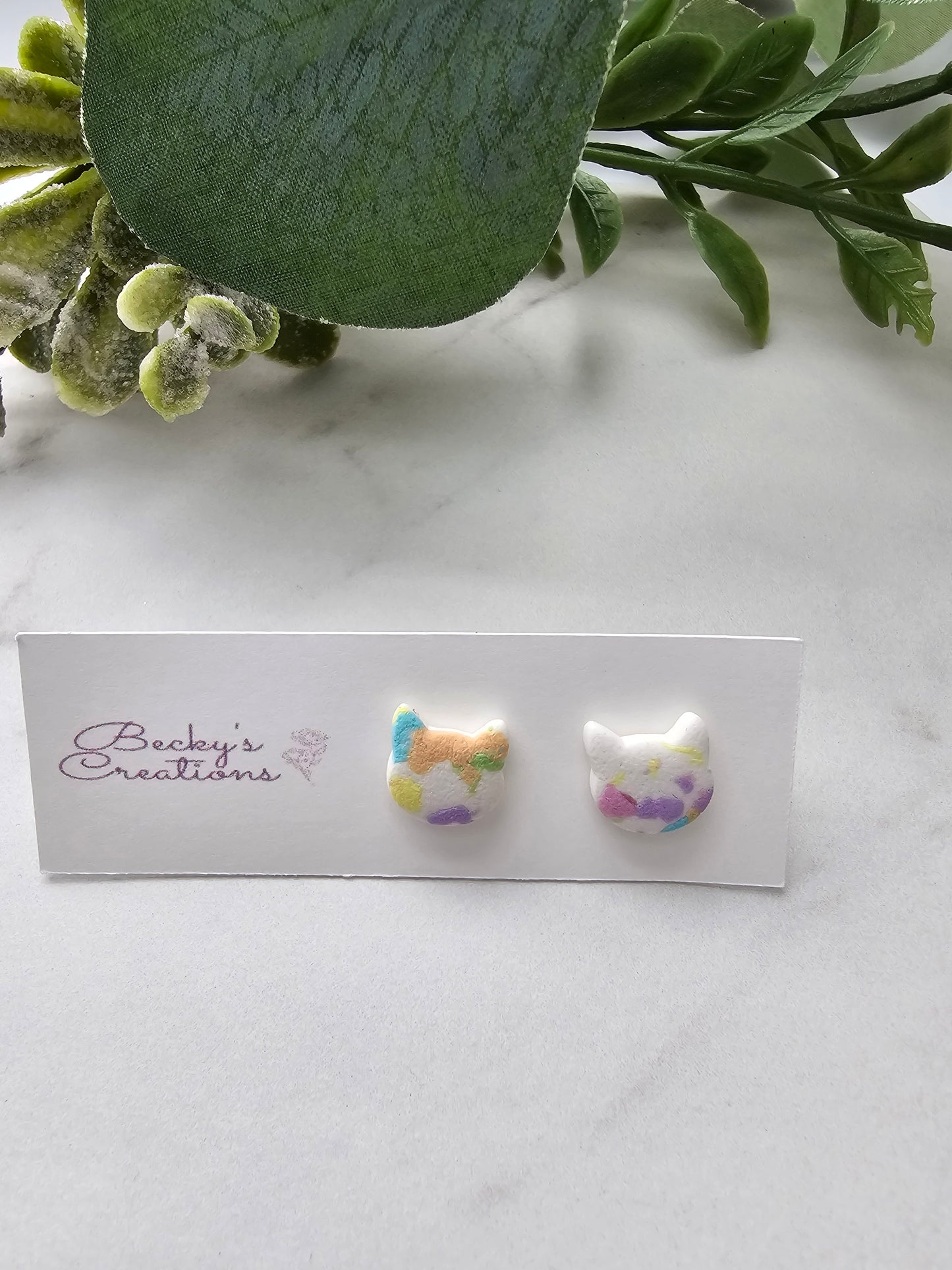 Colorful spring studs