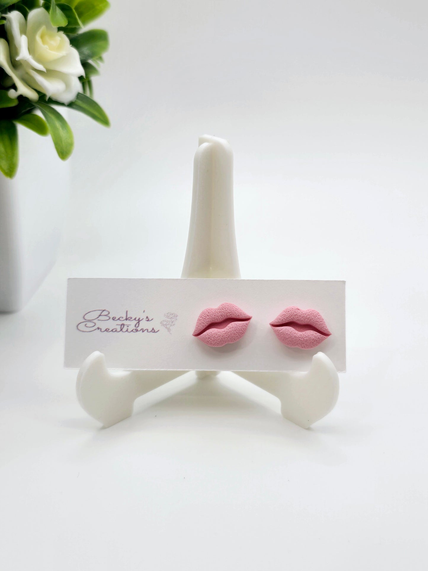 Lip studs earrings
