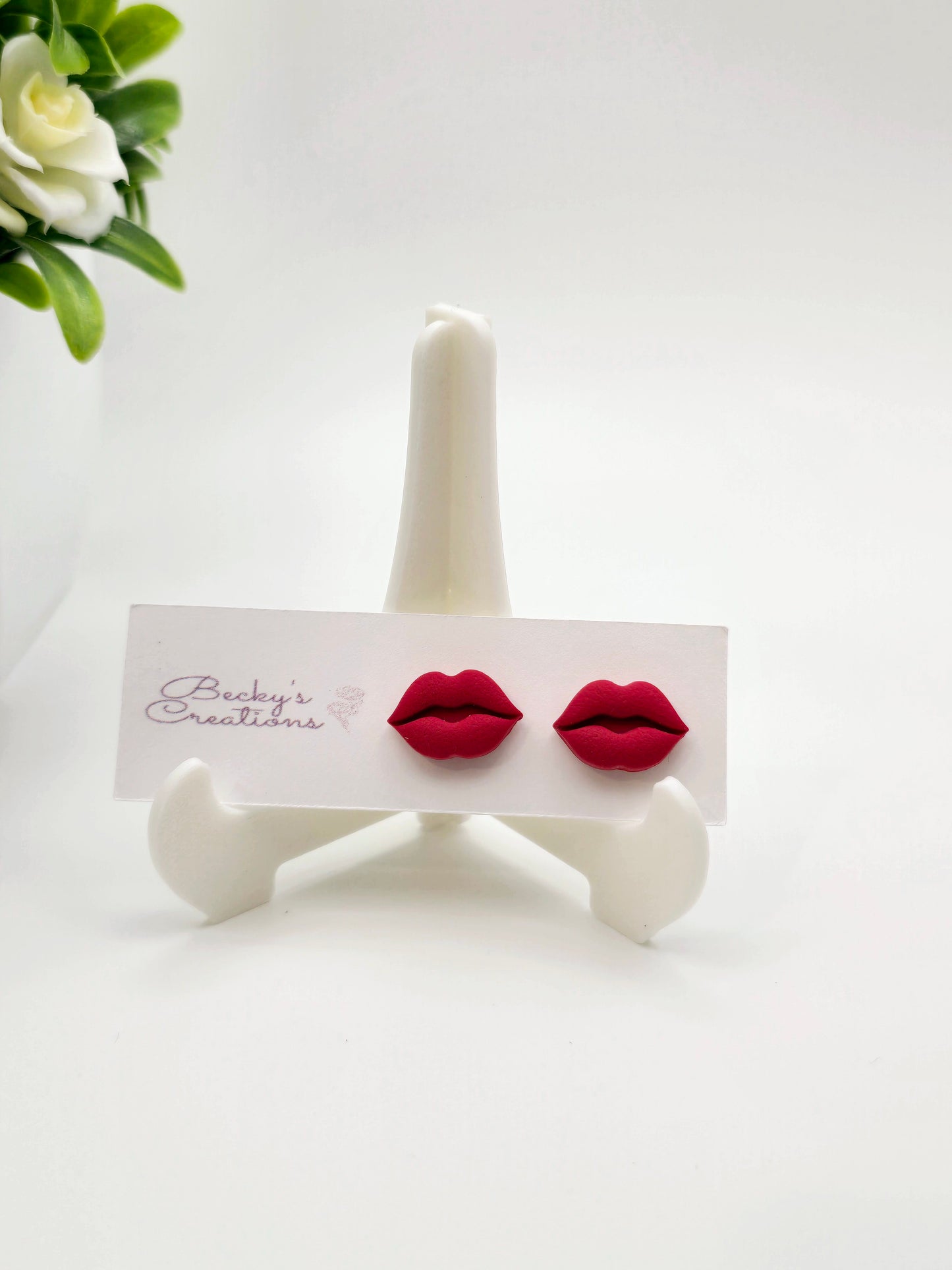 Lip studs earrings