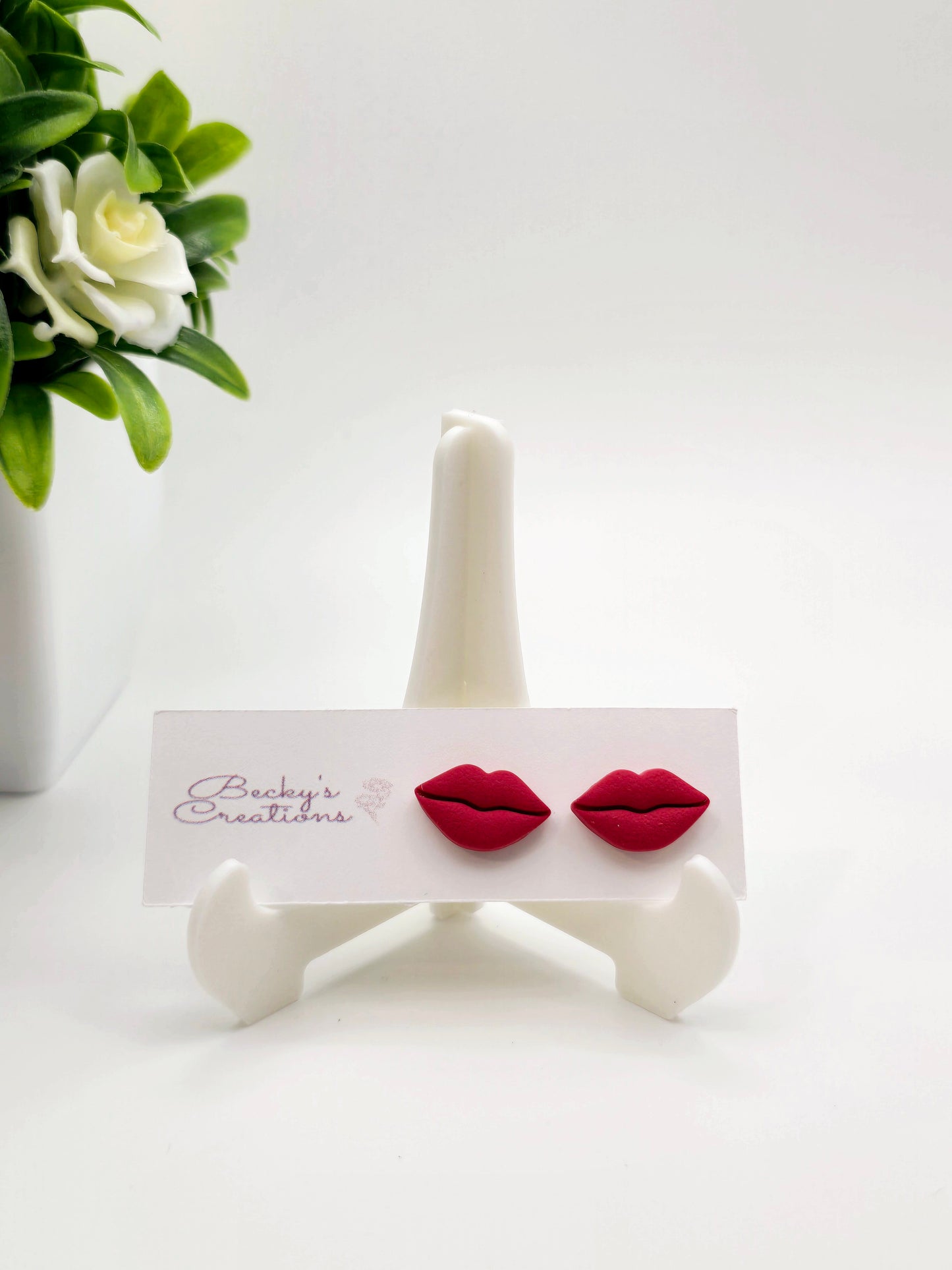 Lip studs earrings