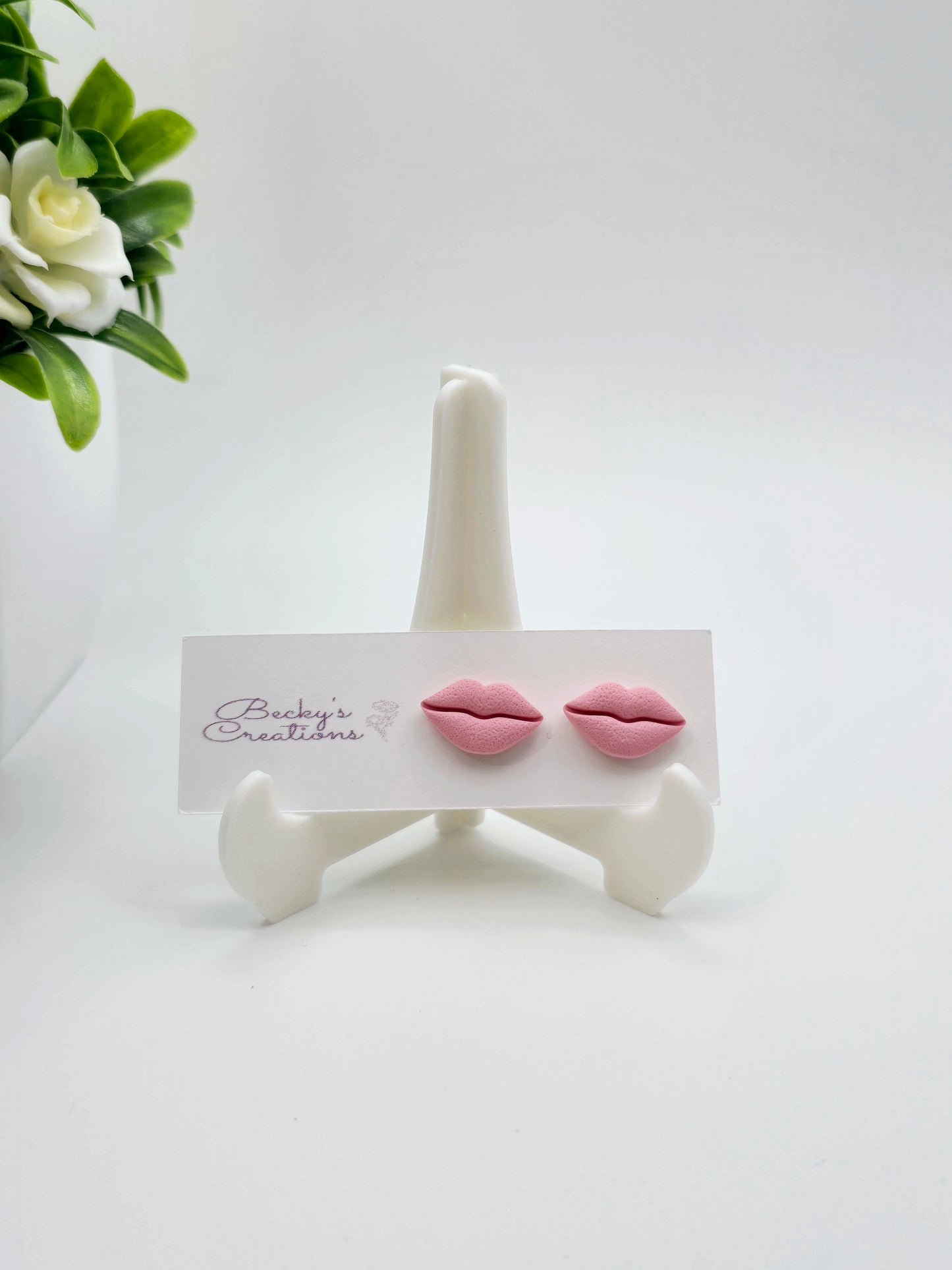 Lip studs earrings