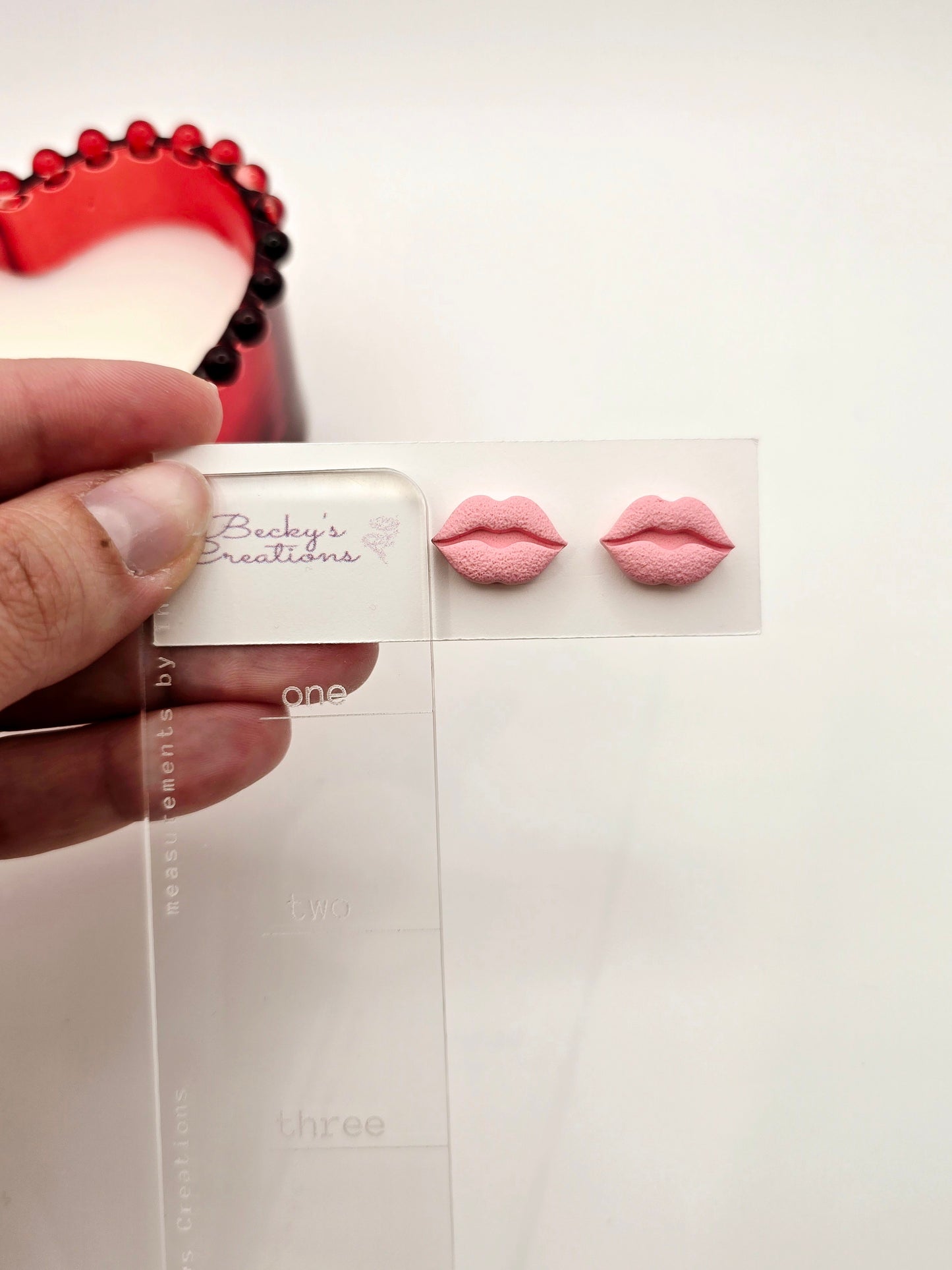 Lip studs earrings