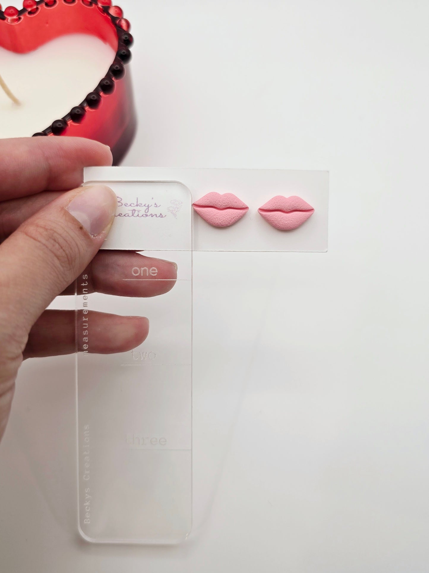 Lip studs earrings
