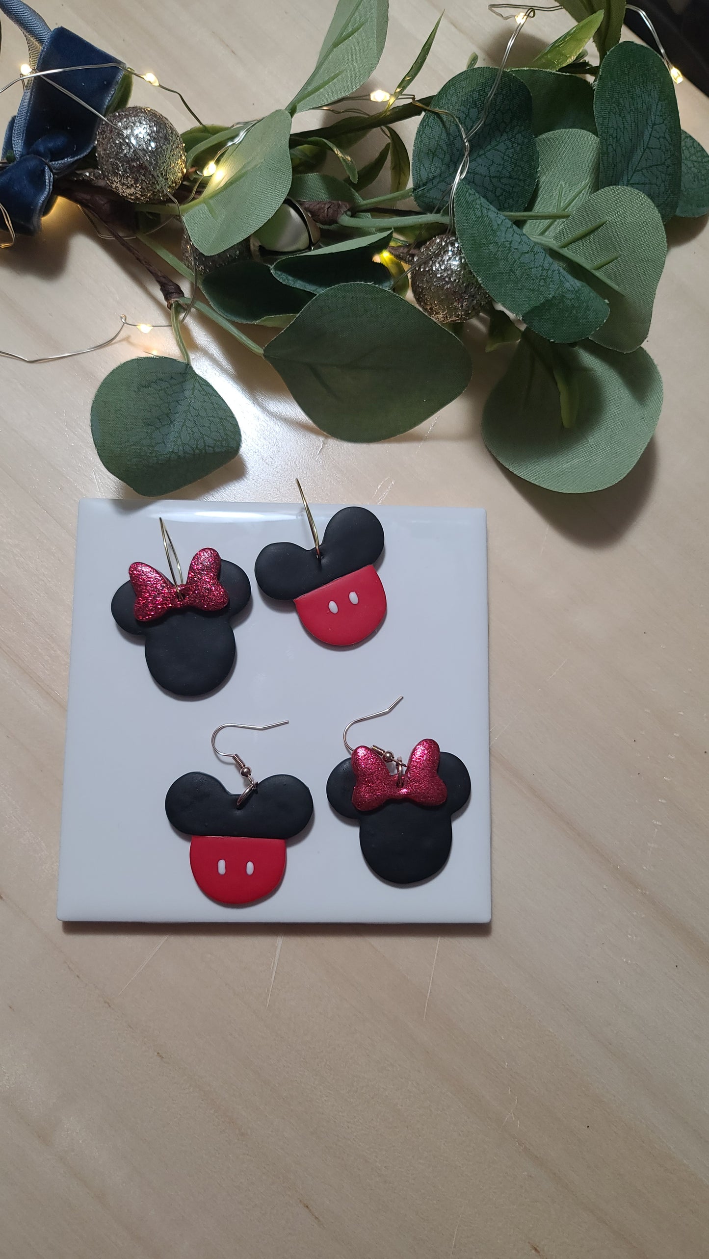 Mickey and Minnie Earrings