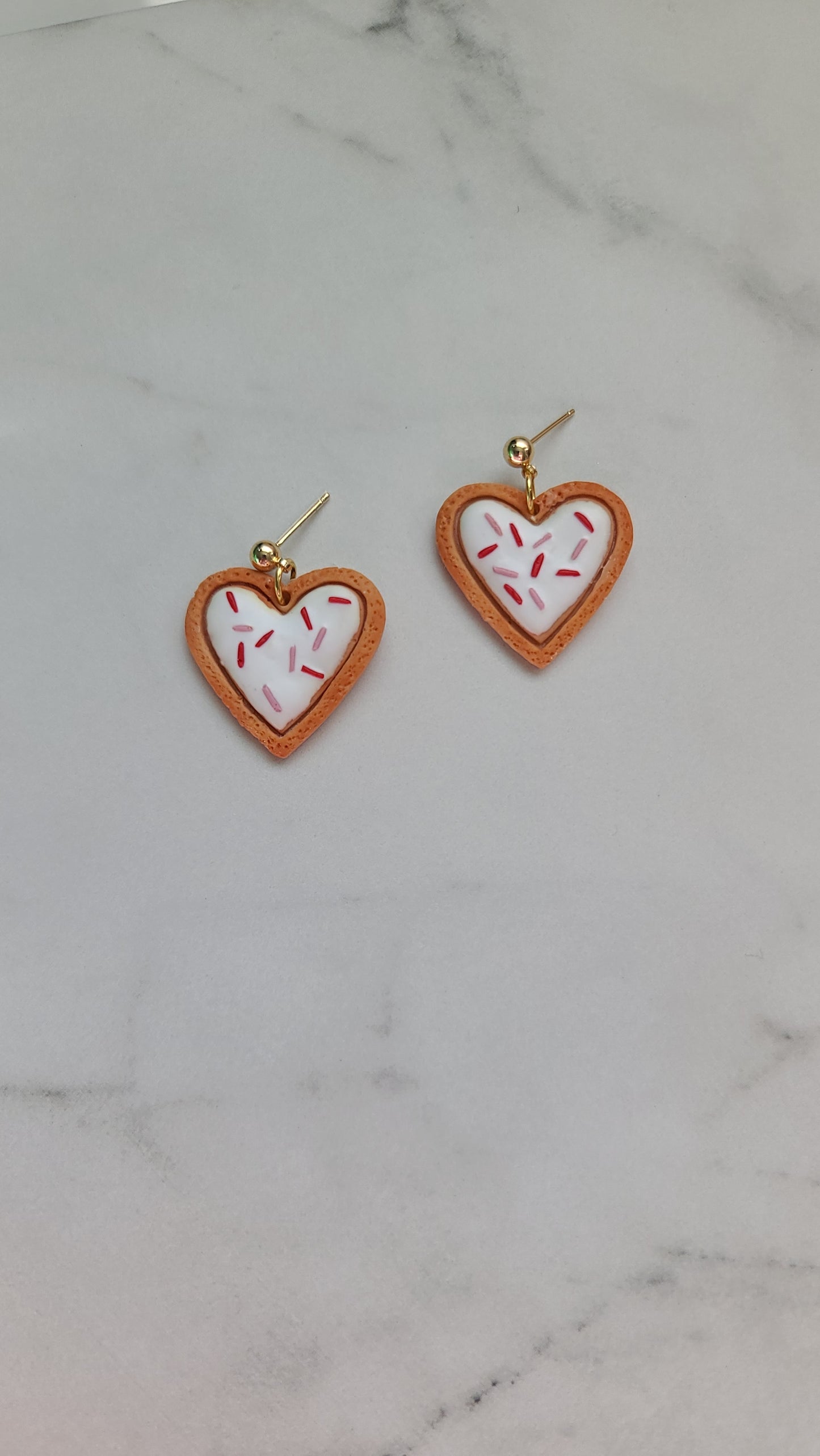 Heart Cookie earrings