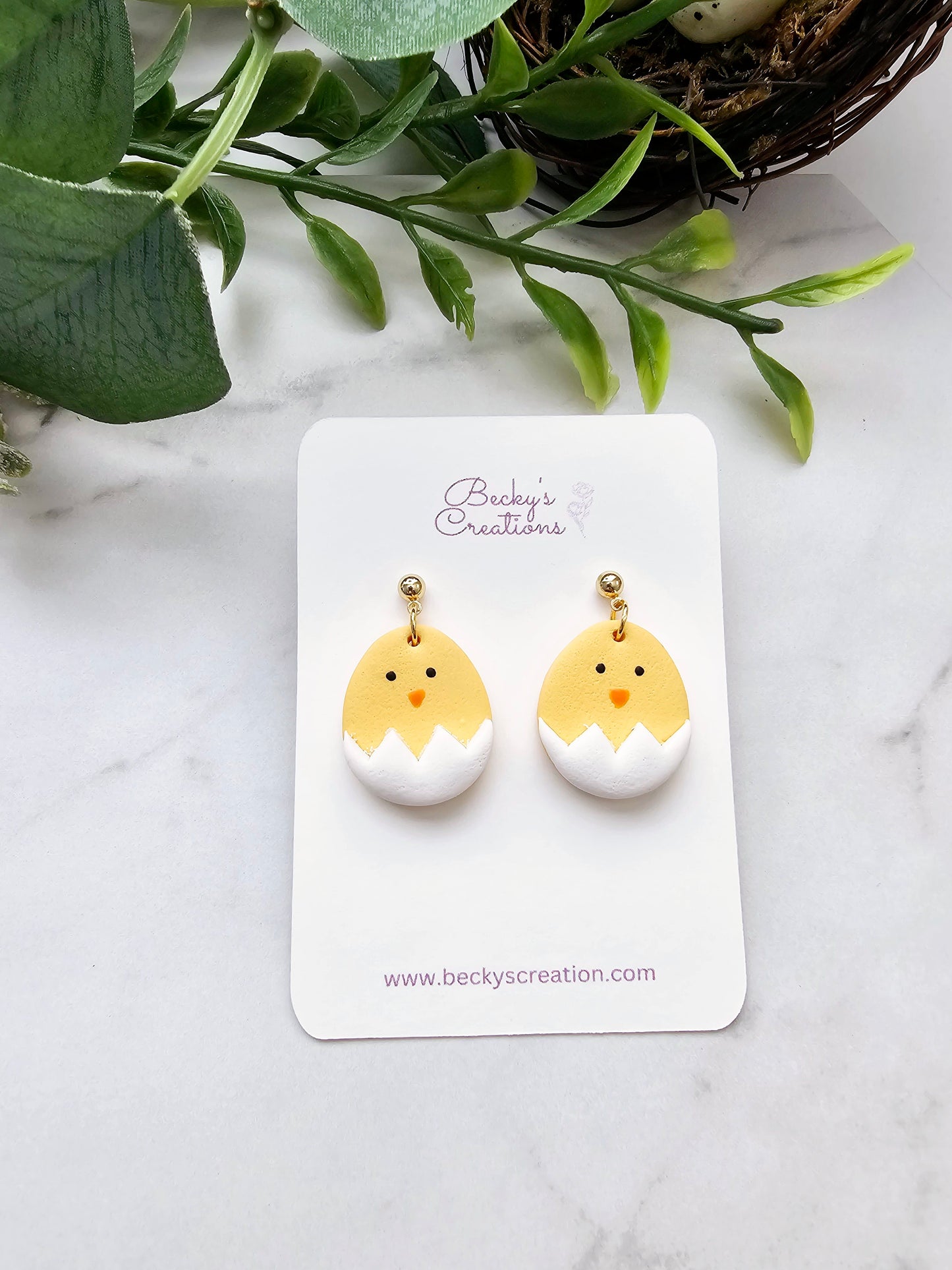 Easter Chicks earrings