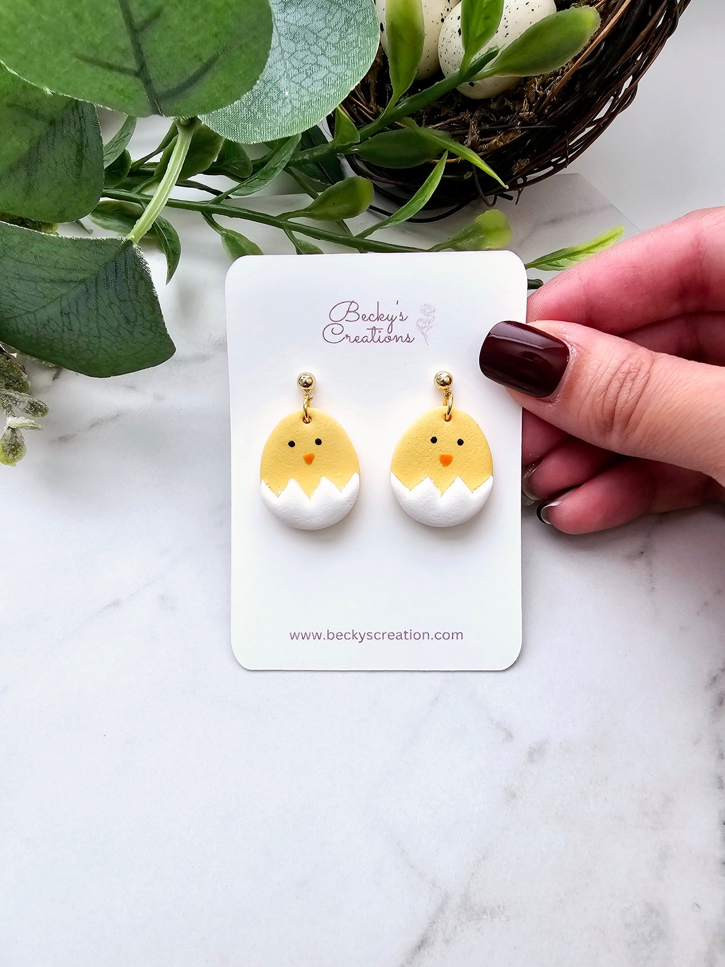 Easter Chicks earrings