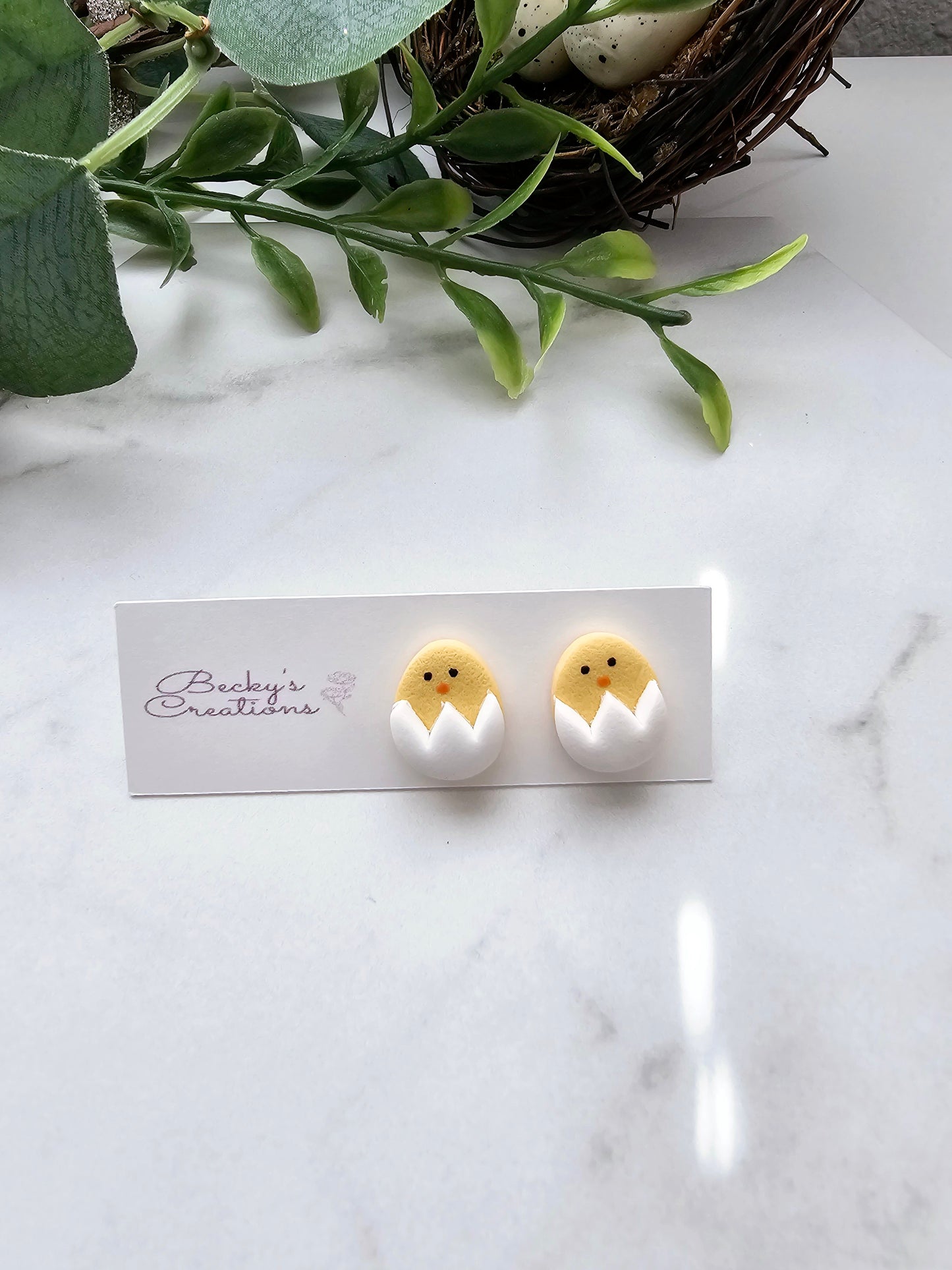 Easter Chicks earrings