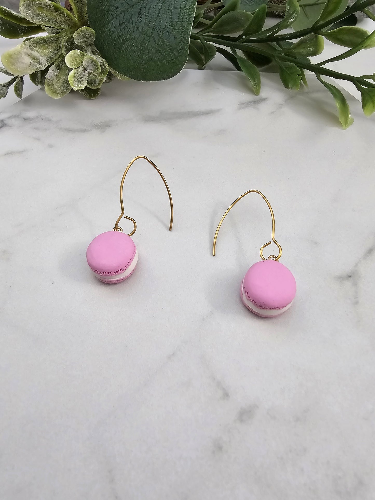 Macarons dangle earrings