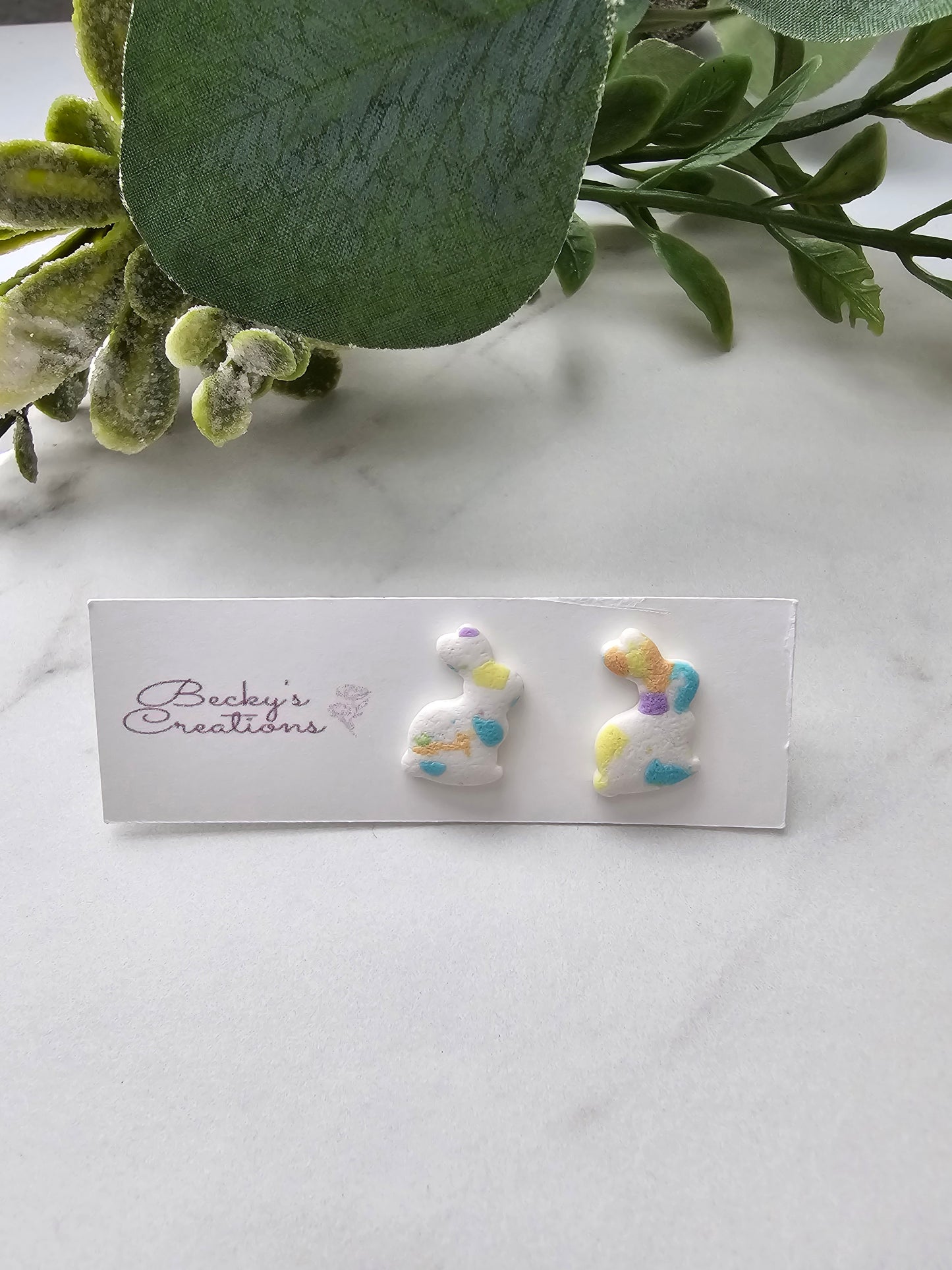 Colorful spring studs