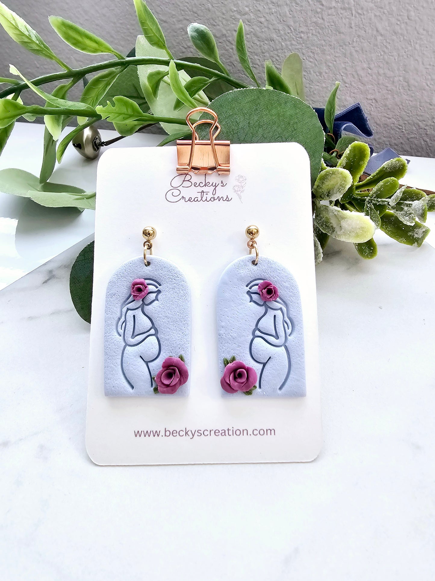 Pregnant Mama earrings