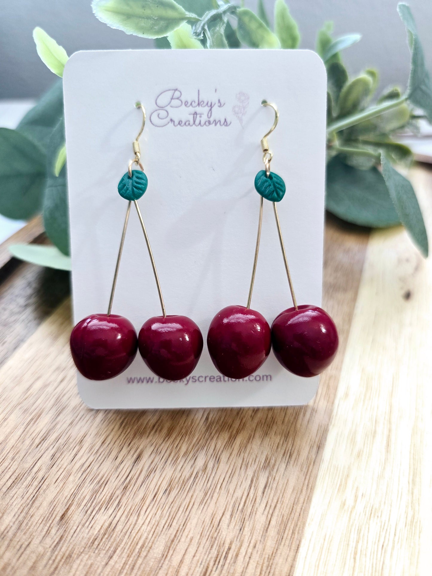 Cherry Dangle earrings