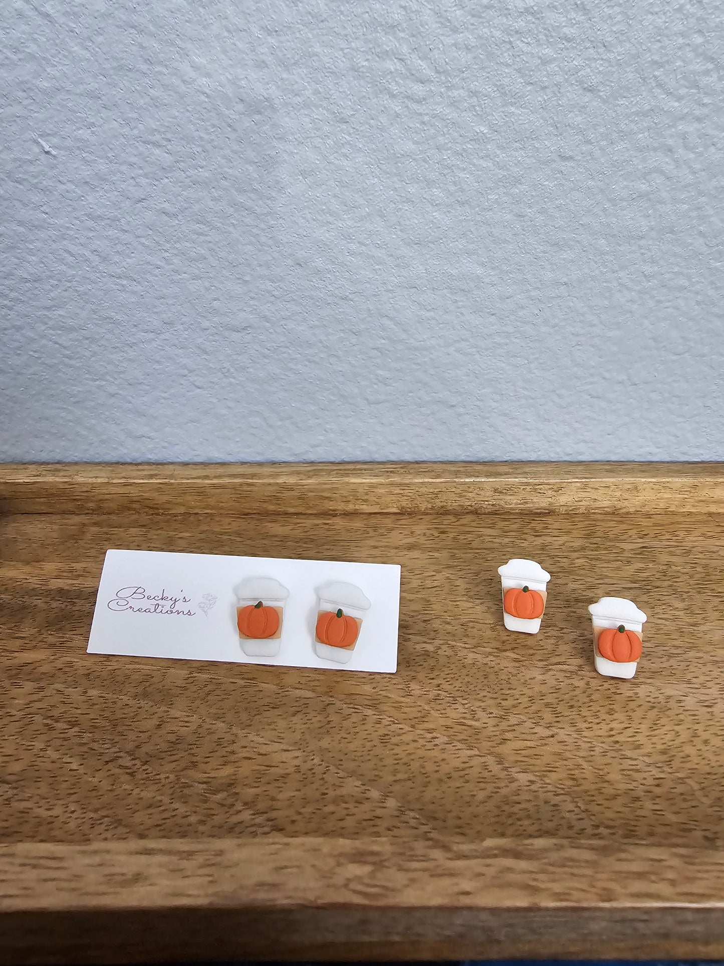 Pumpkin spice Latte studs