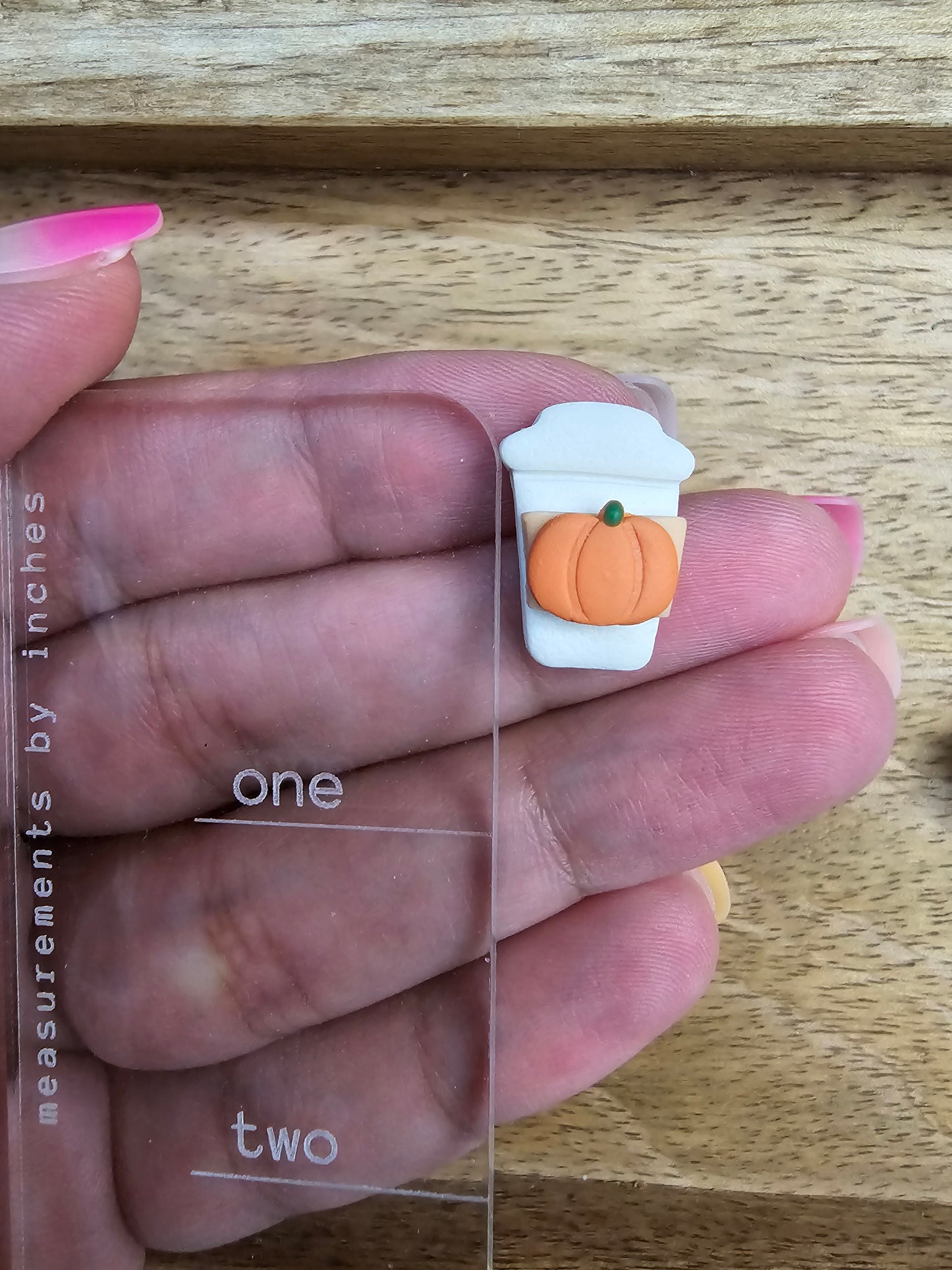 Pumpkin spice Latte studs