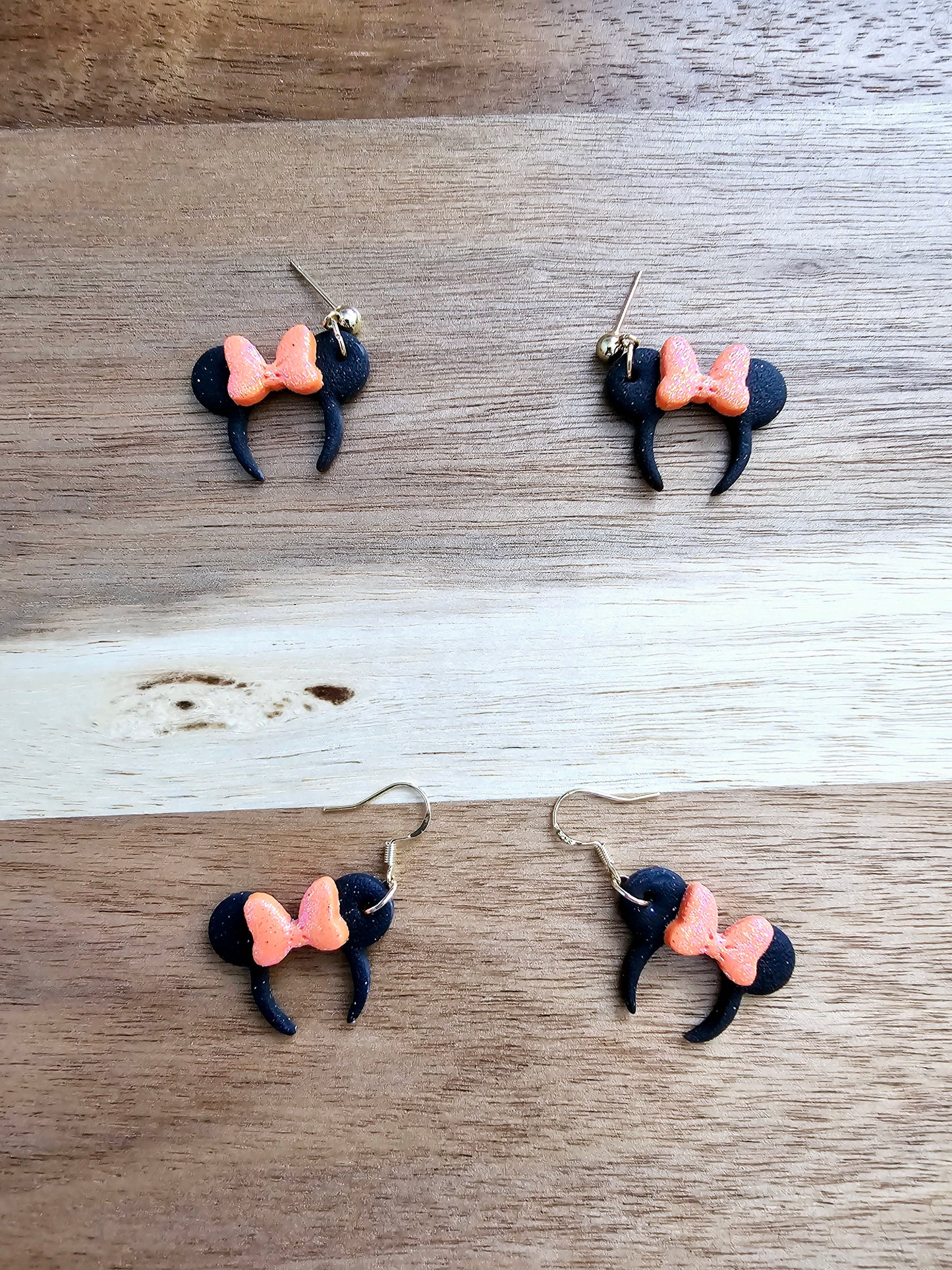 Mouse ears earrings