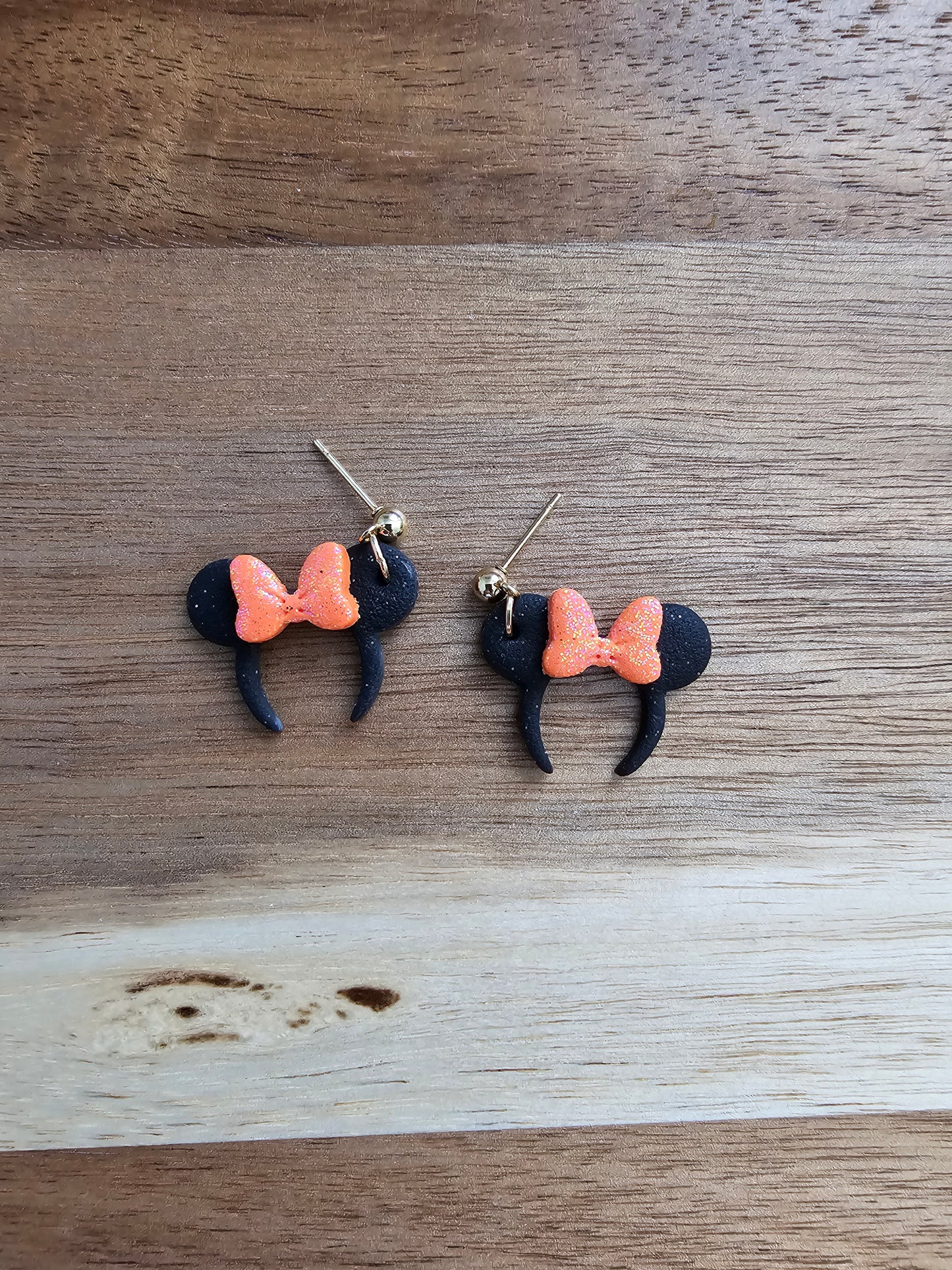 Mouse ears earrings