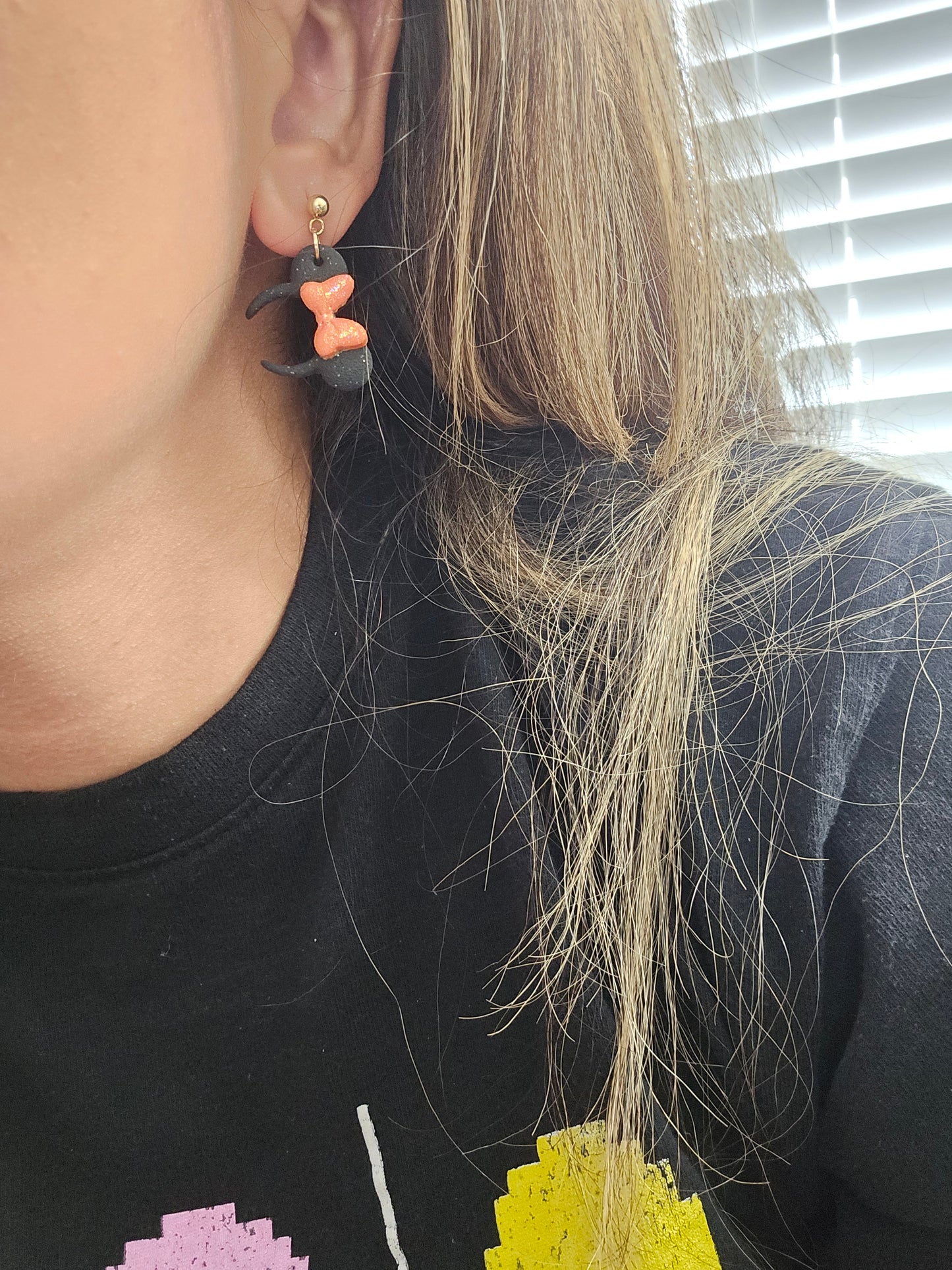 Mouse ears earrings