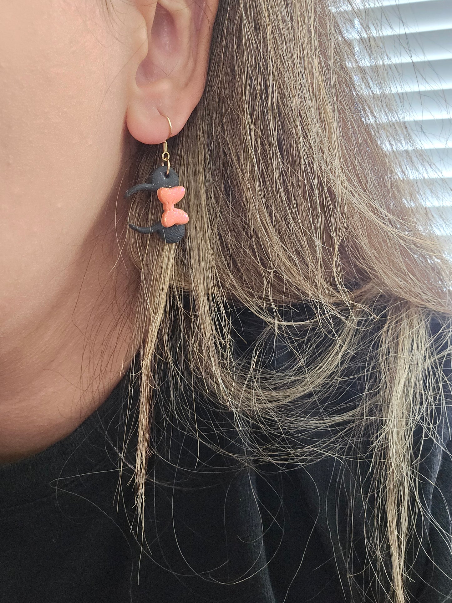 Mouse ears earrings