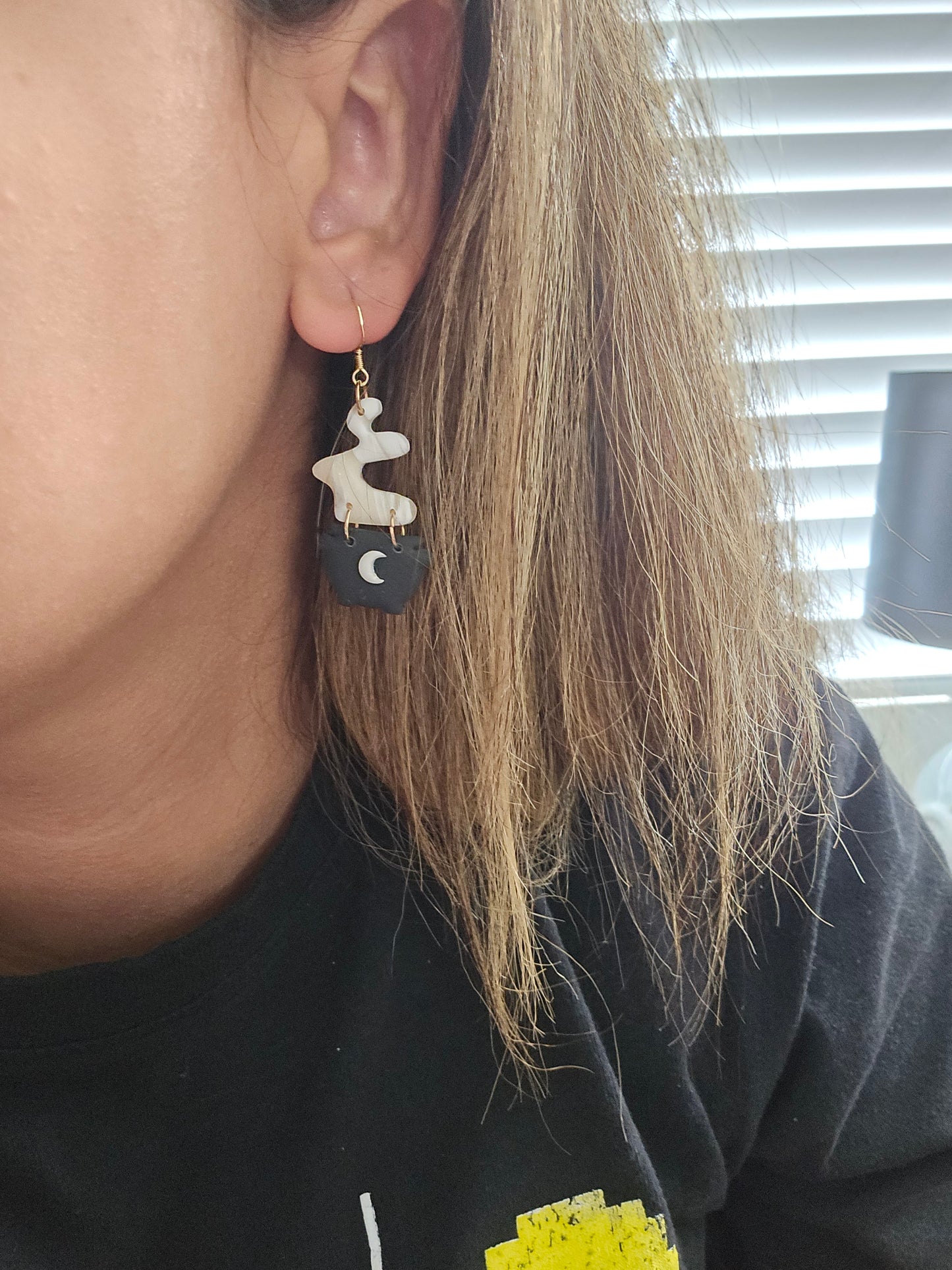 Witch Cauldron earrings