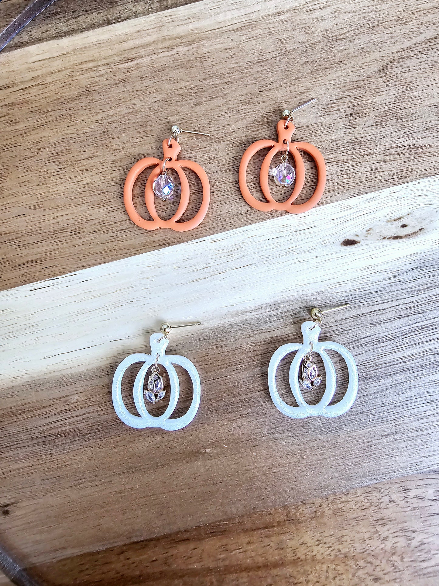 Pumpkin with Charm earrings