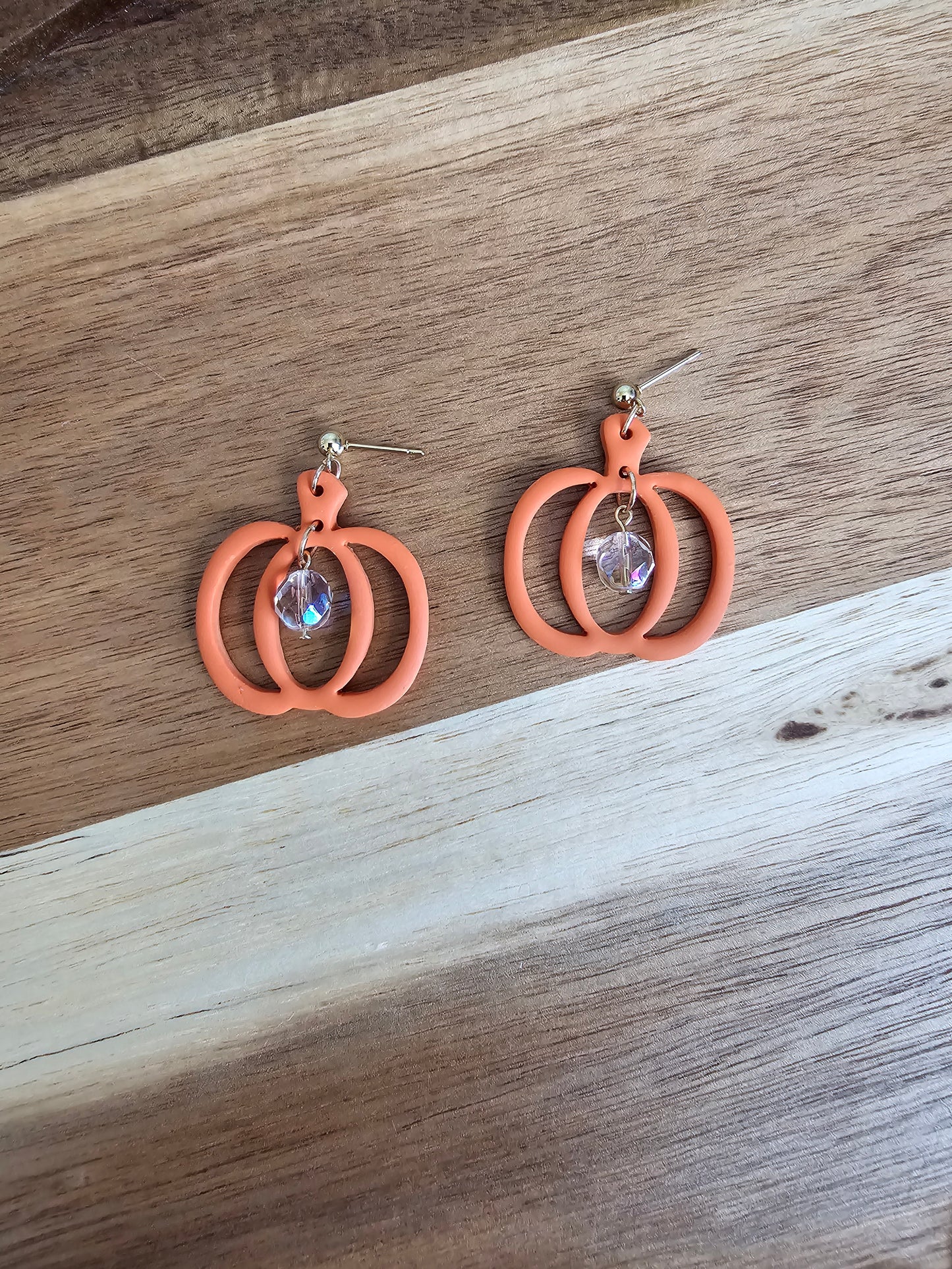 Pumpkin with Charm earrings