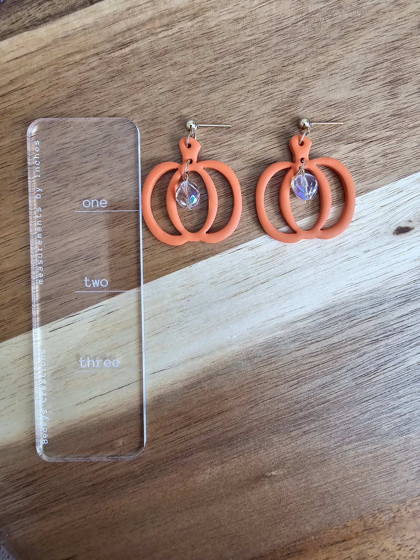 Pumpkin with Charm earrings