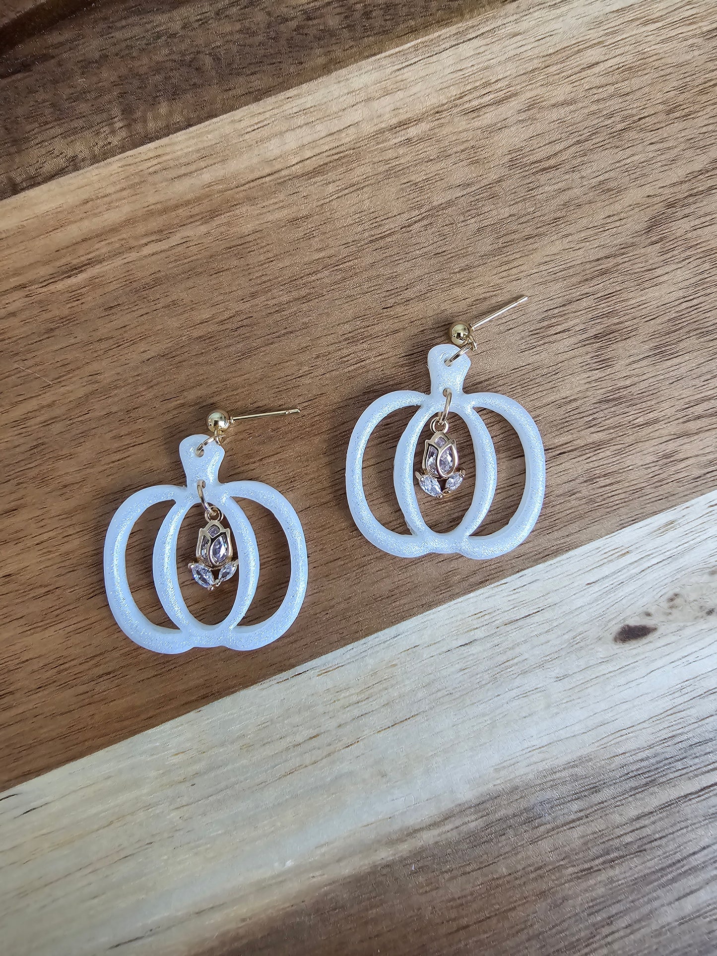 Pumpkin with Charm earrings