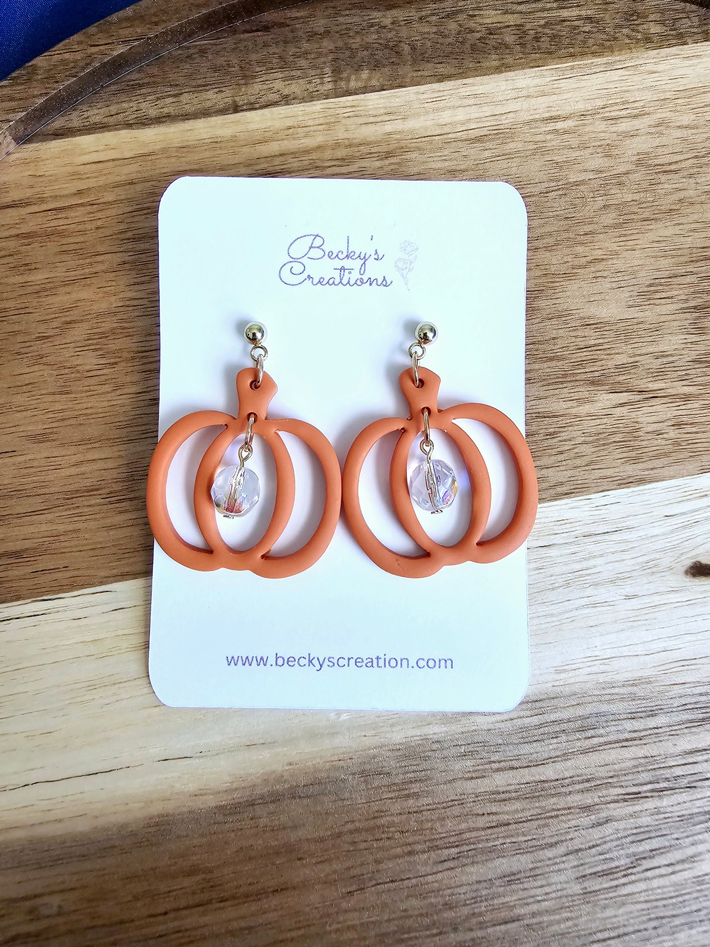 Pumpkin with Charm earrings