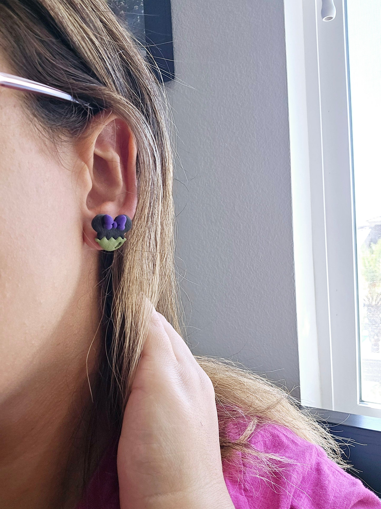 Mouse frankenstein studs