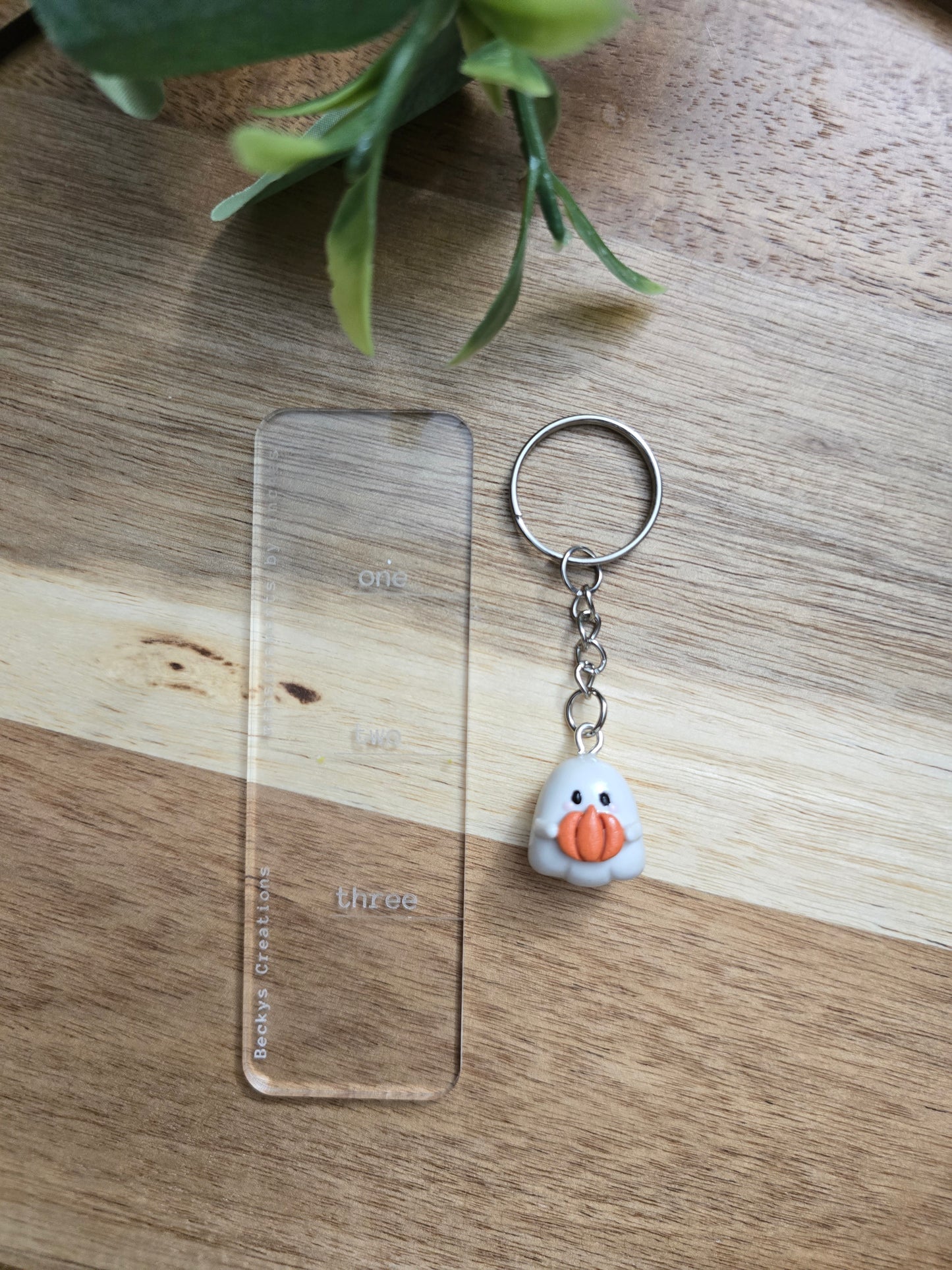 Cute ghost keychains