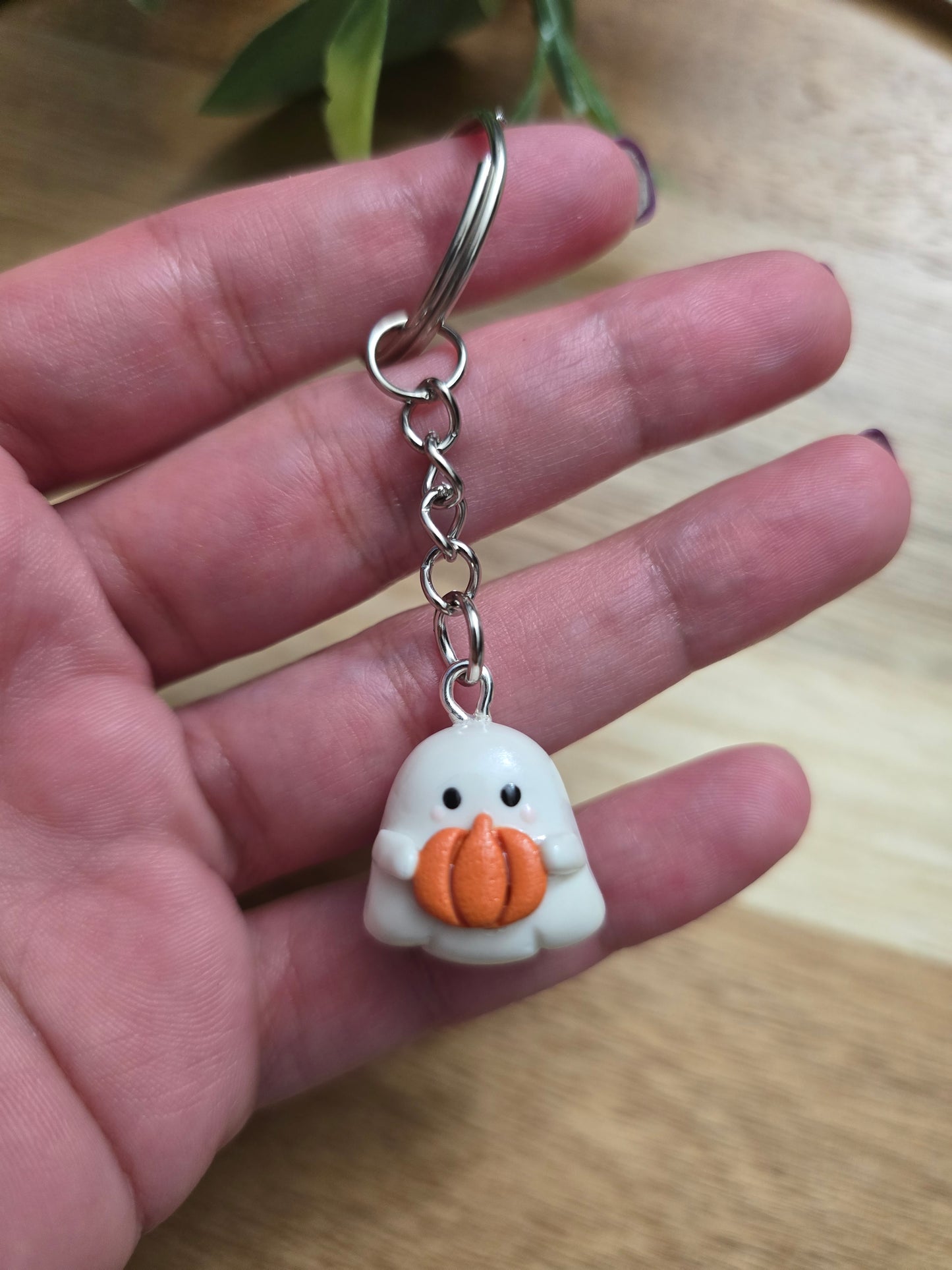 Cute ghost keychains