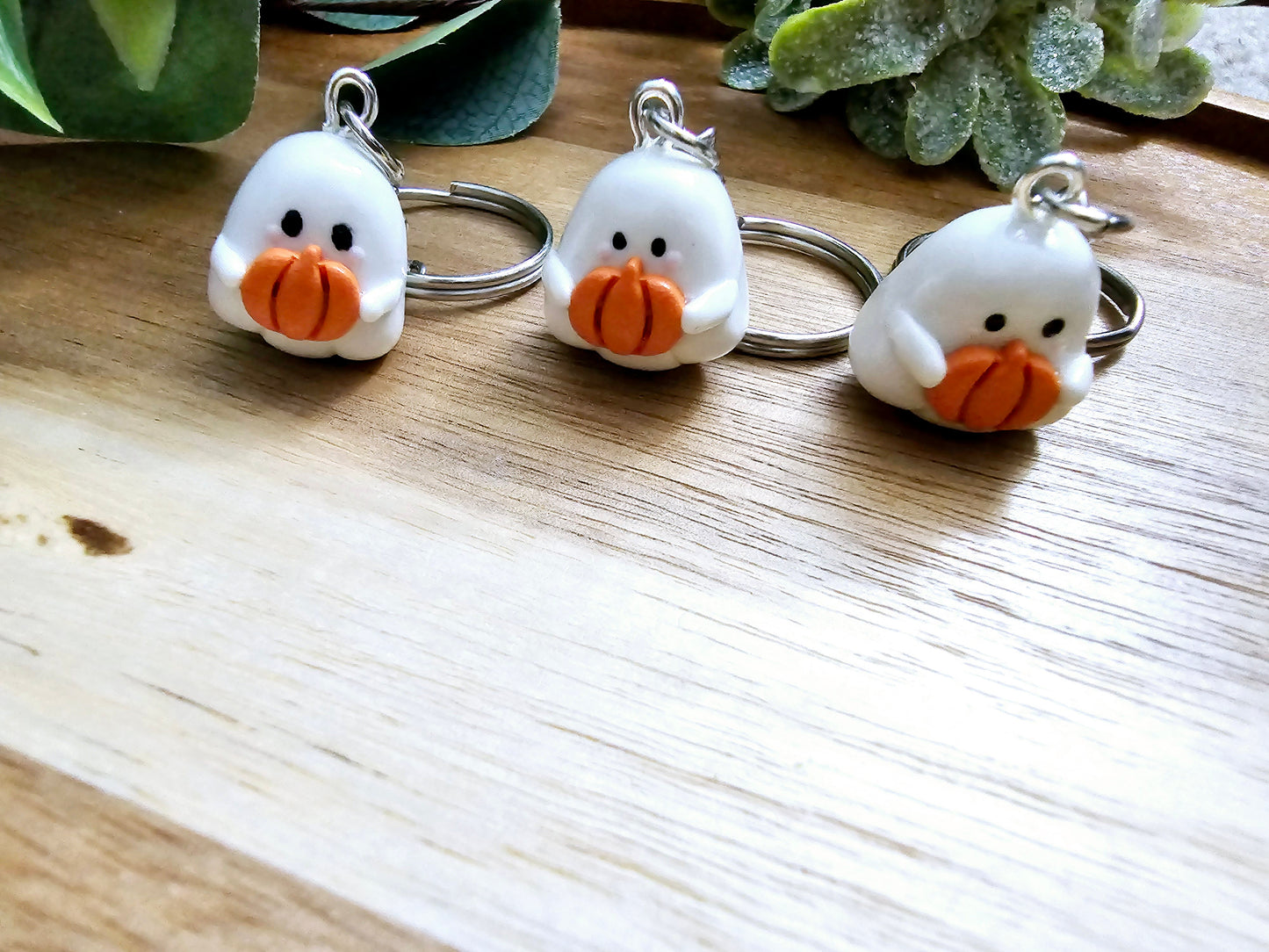 Cute ghost keychains