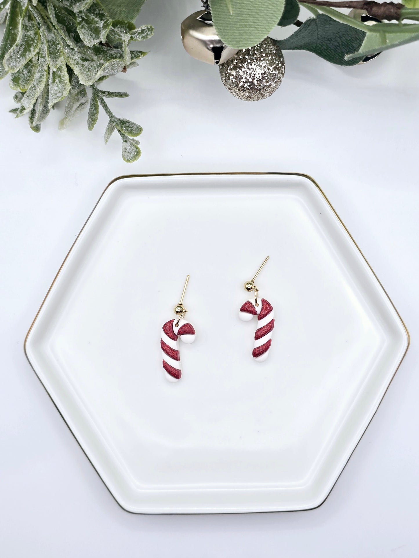 Candy Cane earrings