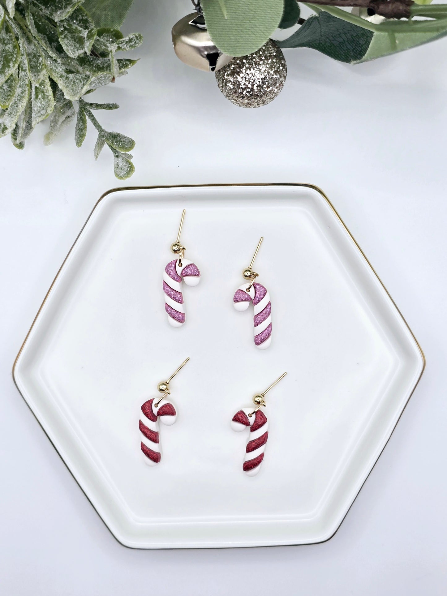 Candy Cane earrings