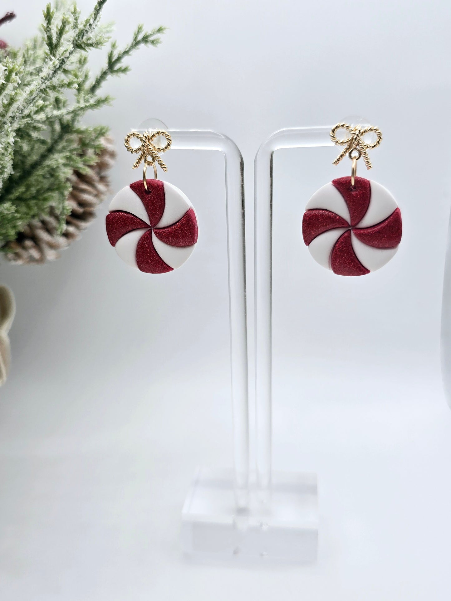 Peppermint Candy Earrings