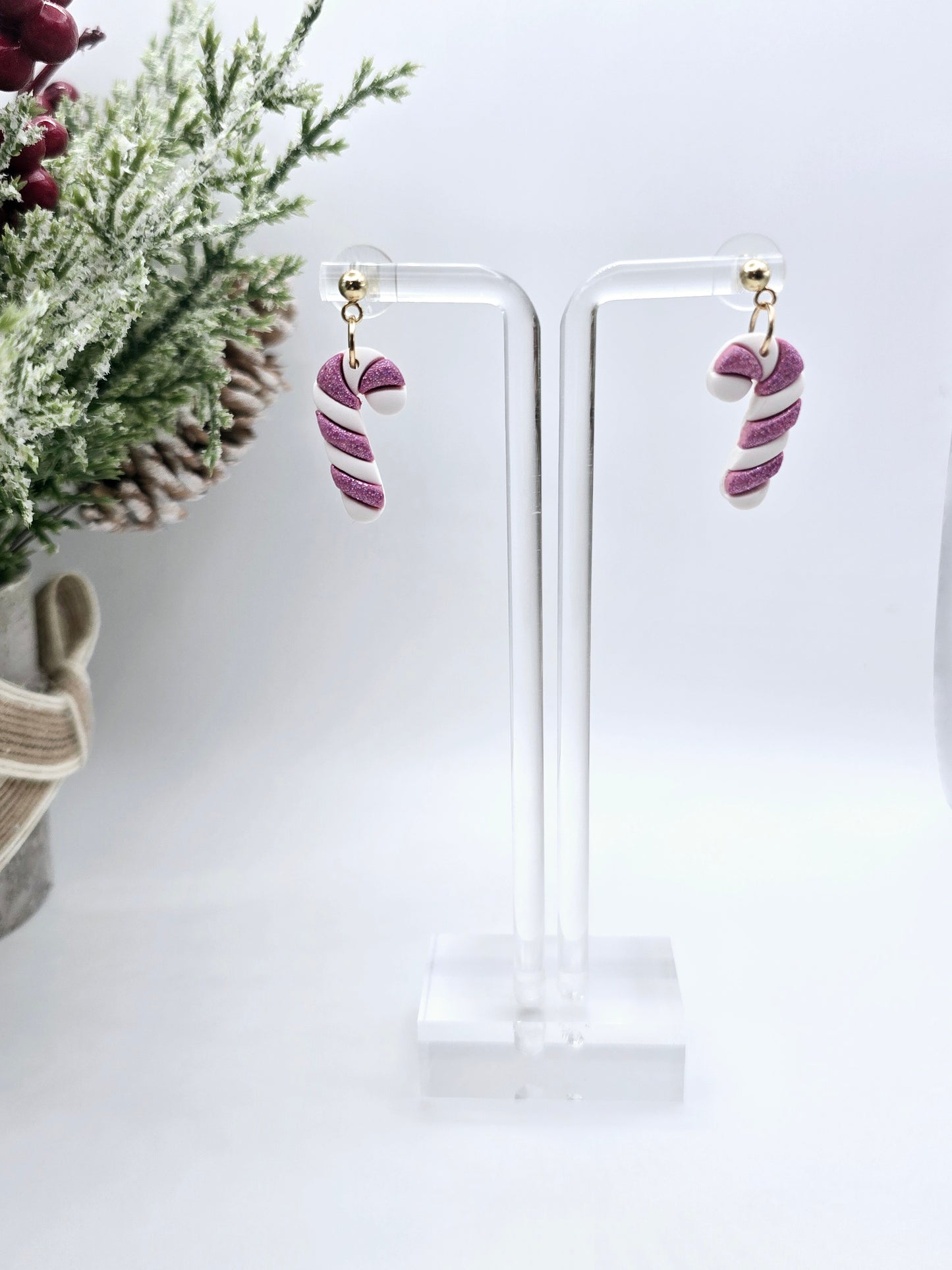 Candy Cane earrings