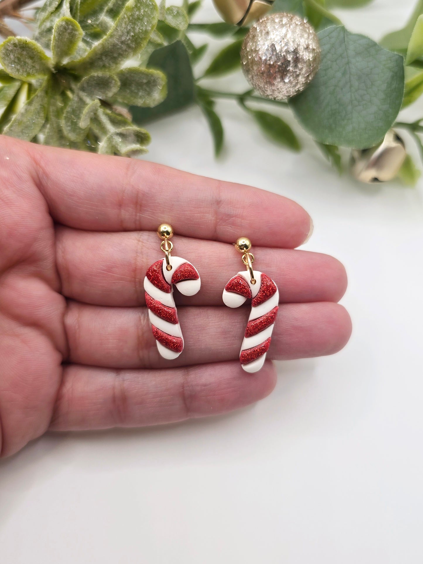 Candy Cane earrings