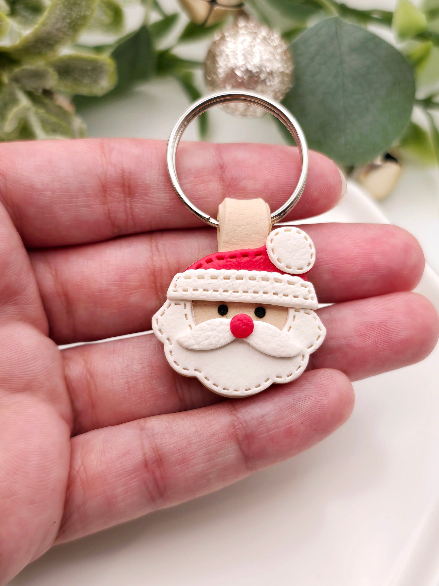 Santa keychain