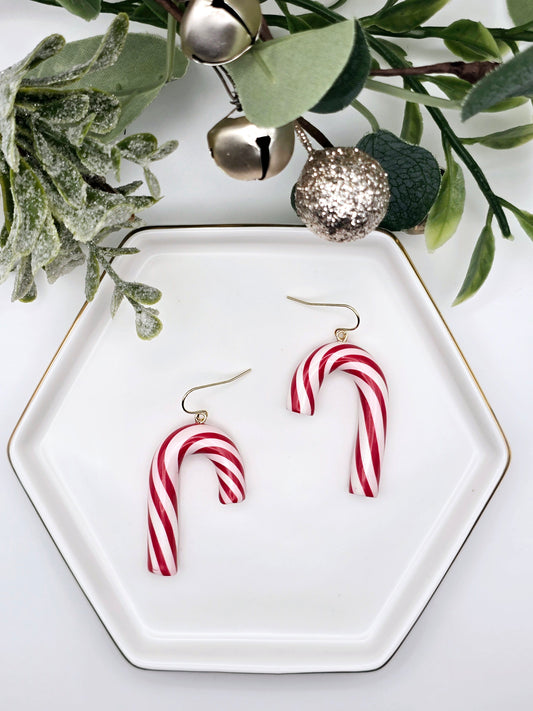 Candycane earrings