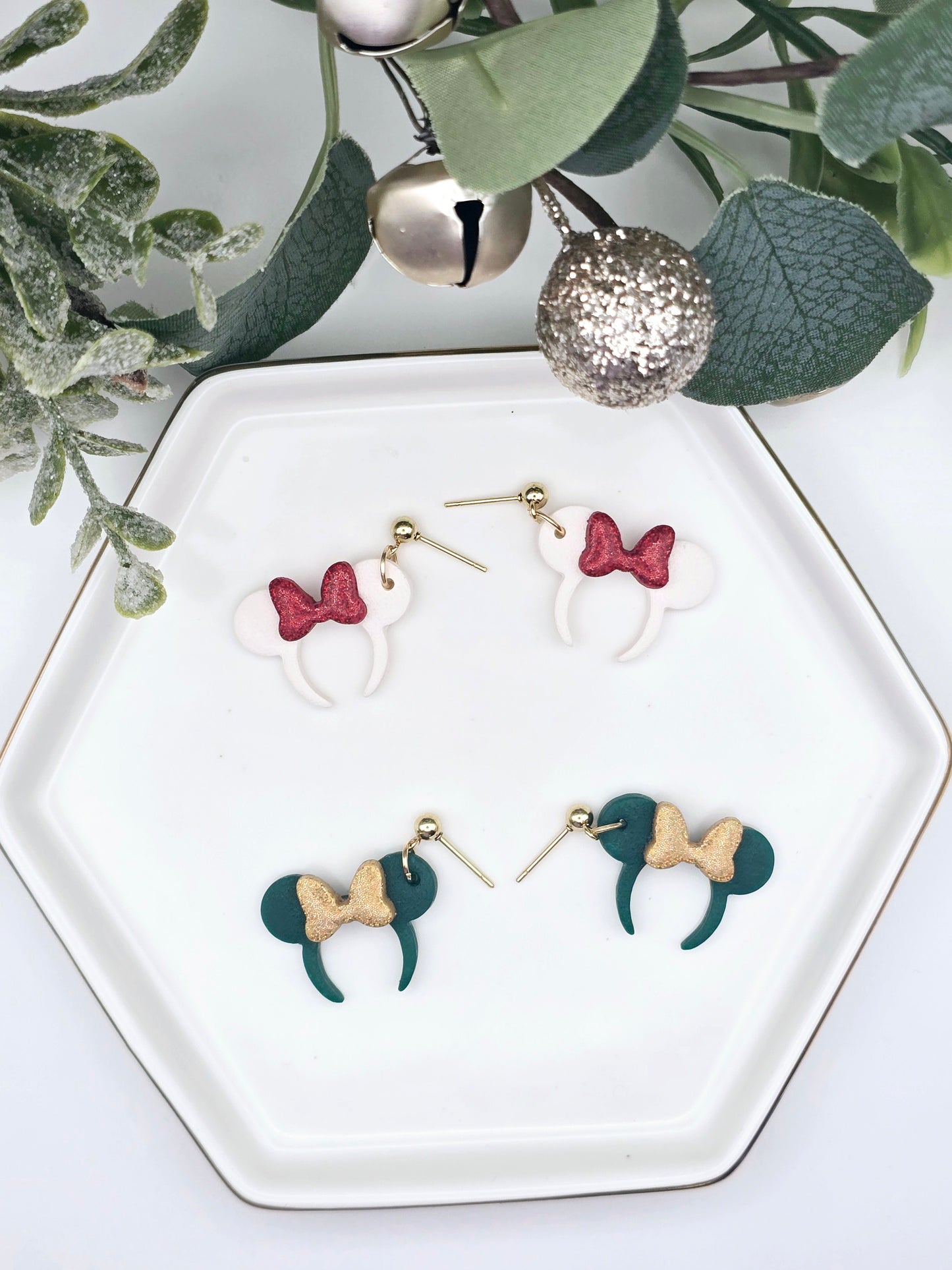 Mouse ears earrings