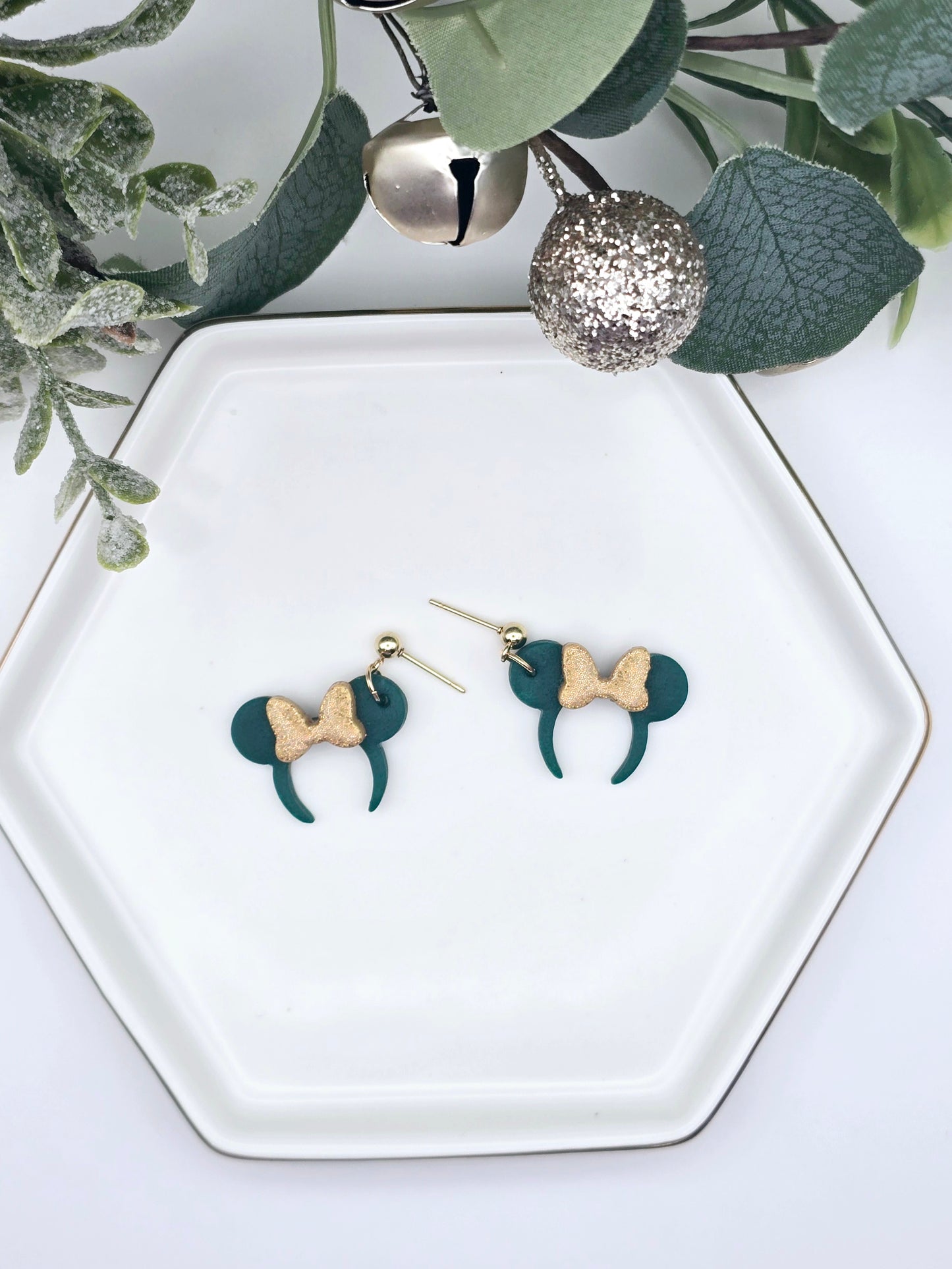 Mouse ears earrings