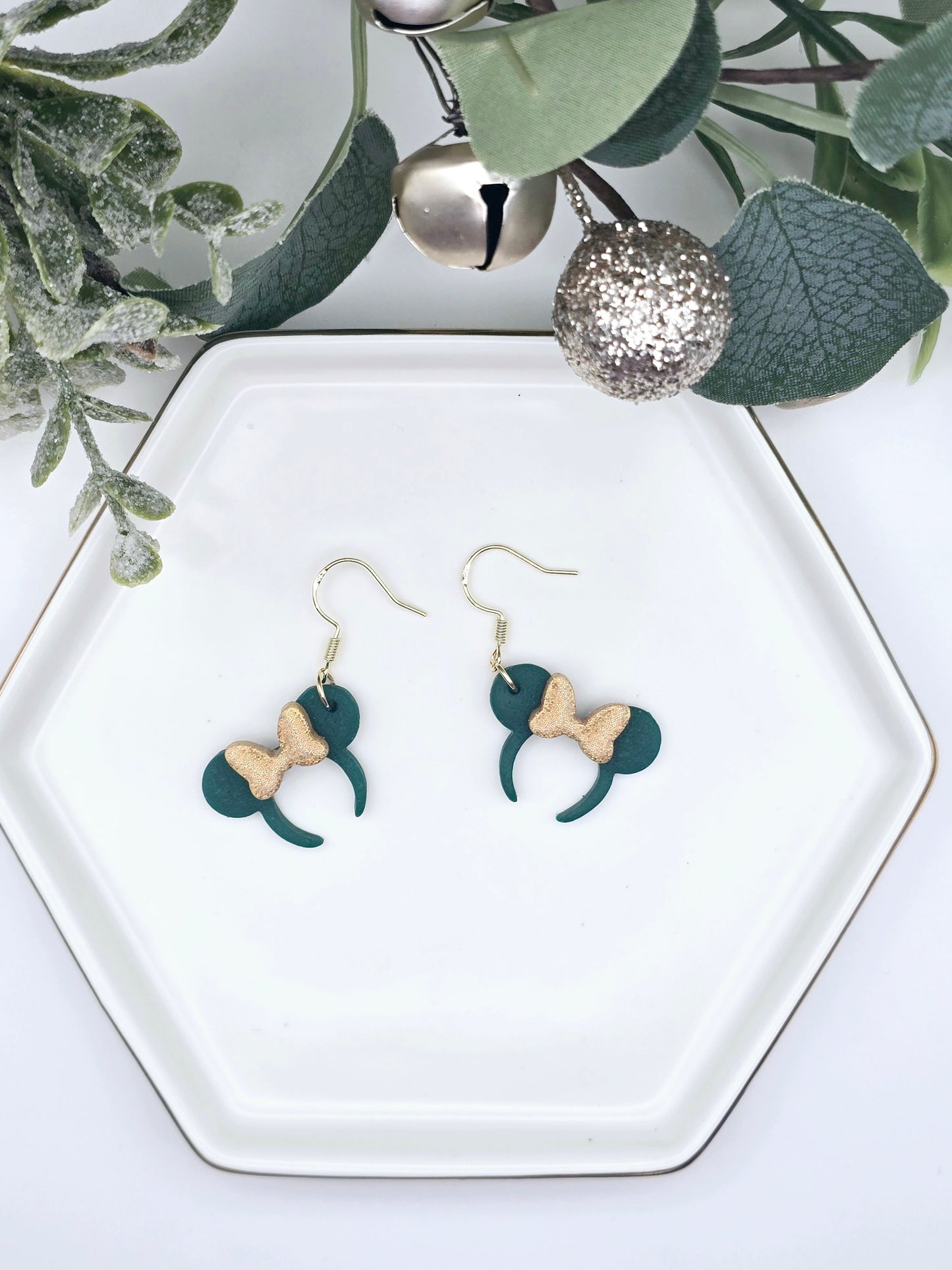 Mouse ears earrings