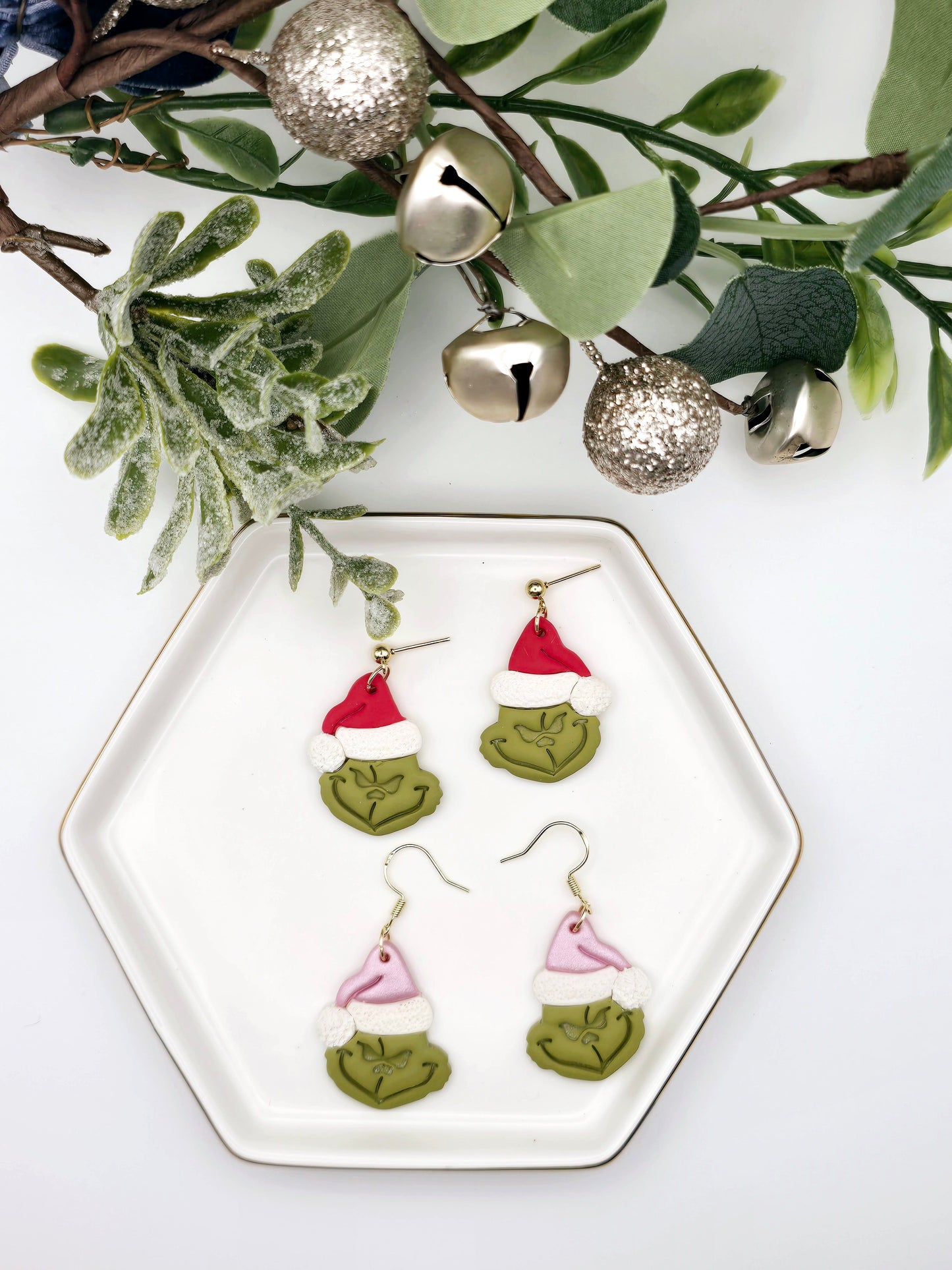 Grinch earrings