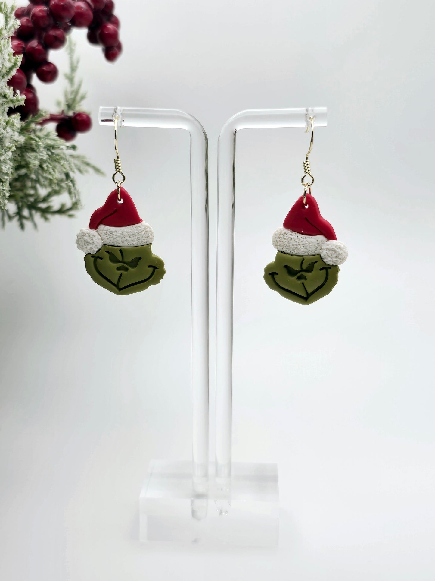 Grinch earrings