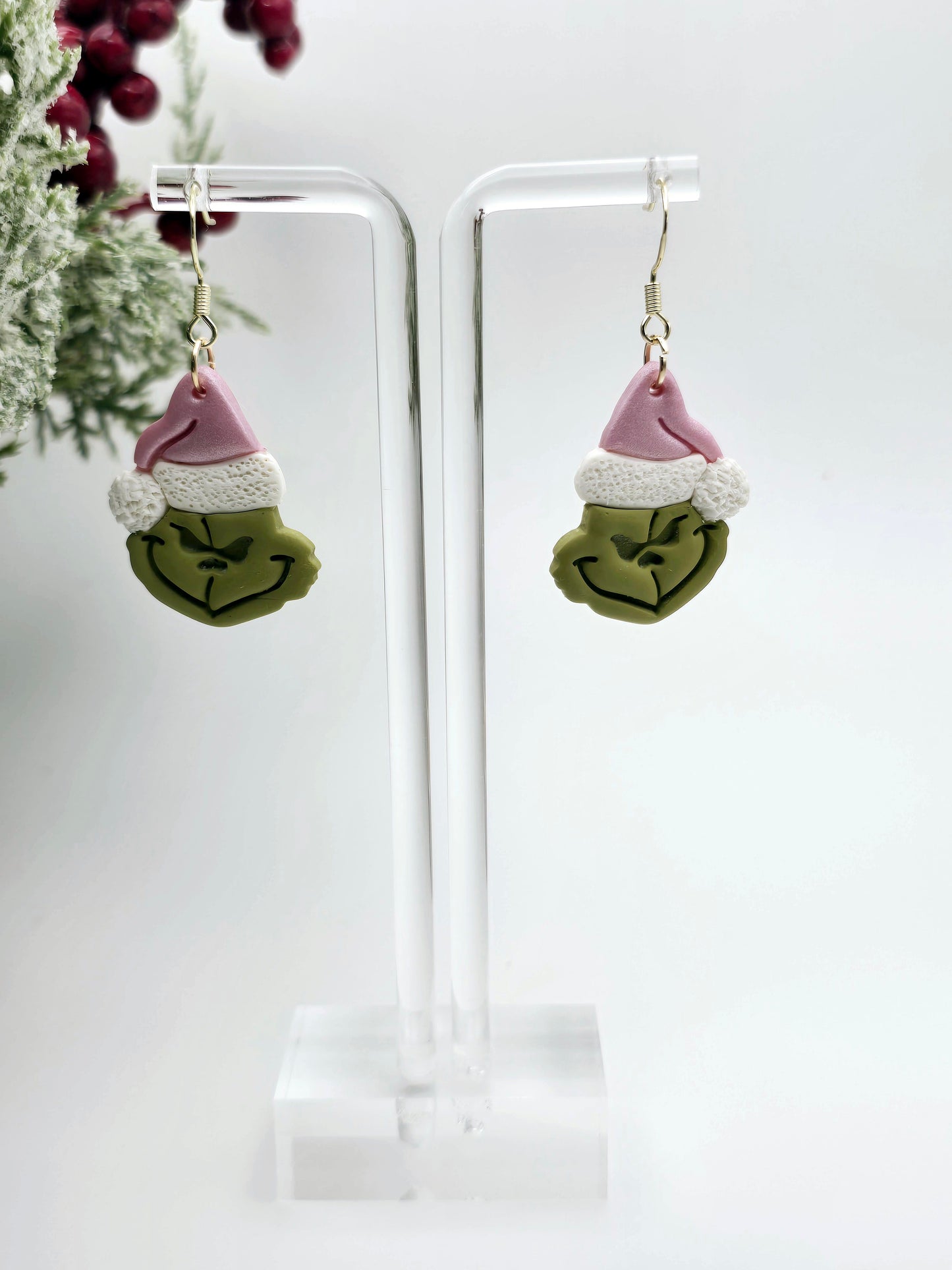 Grinch earrings