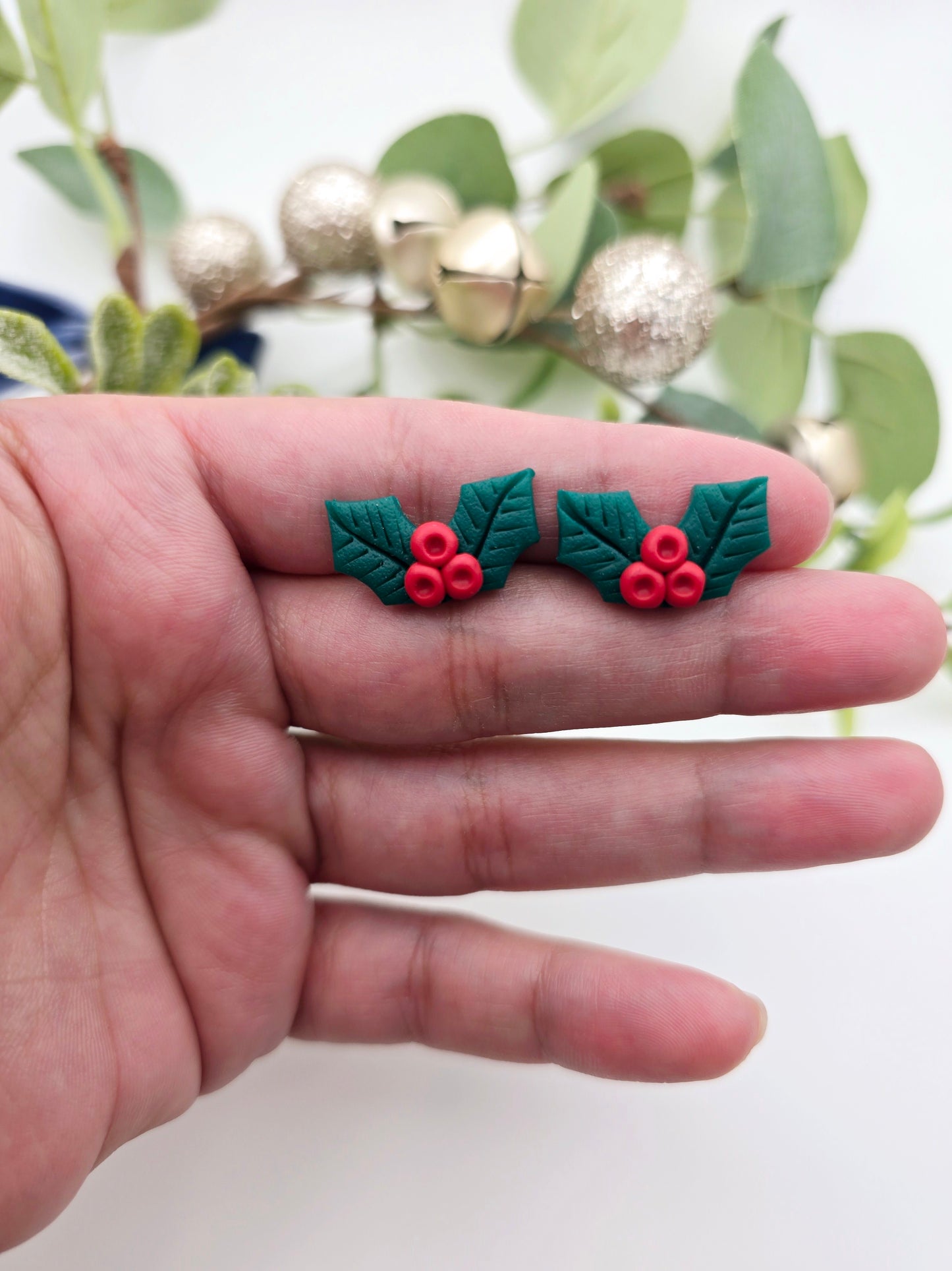 Holly Berry Stud earrings