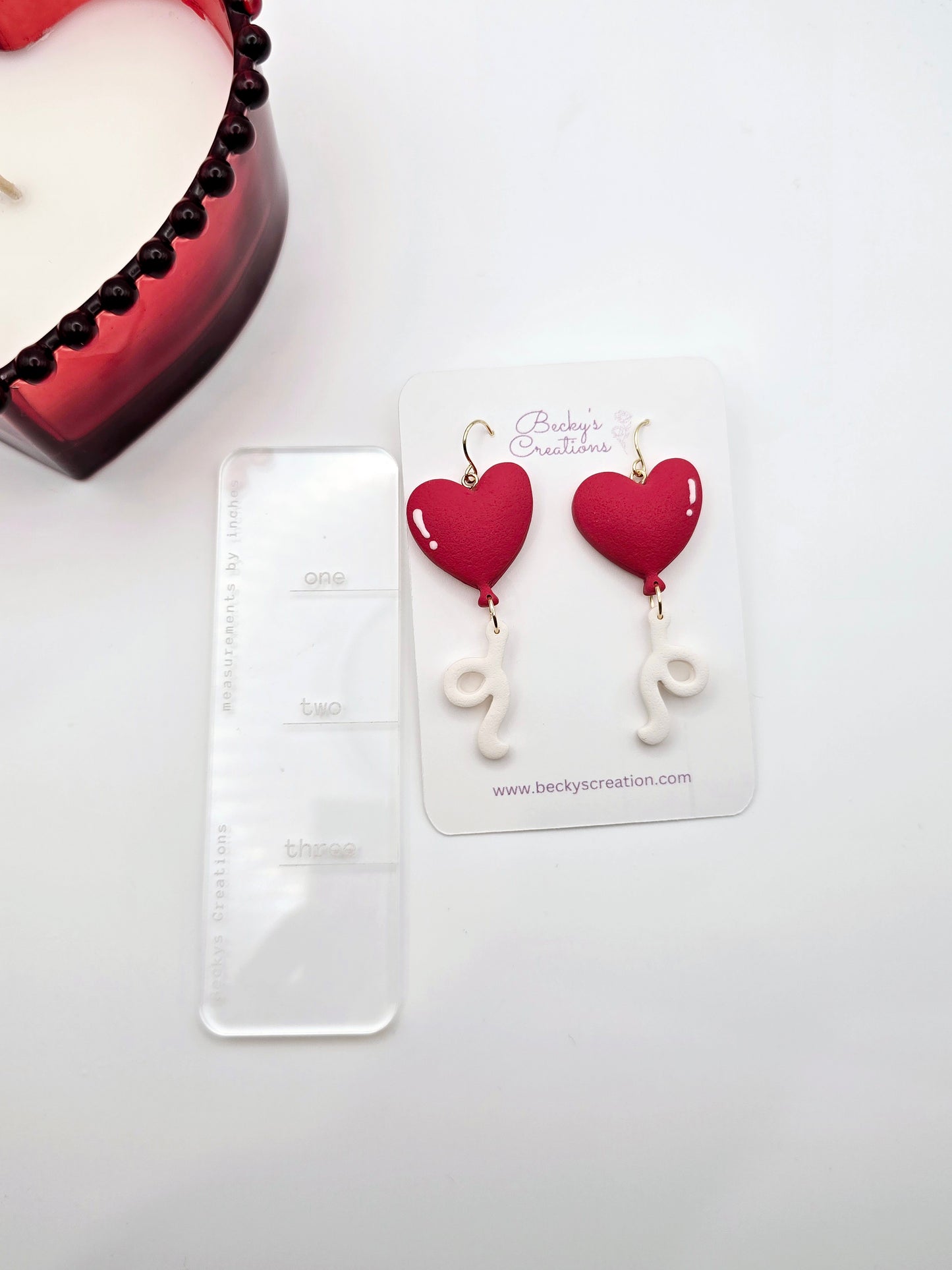 Heart Balloon earrings